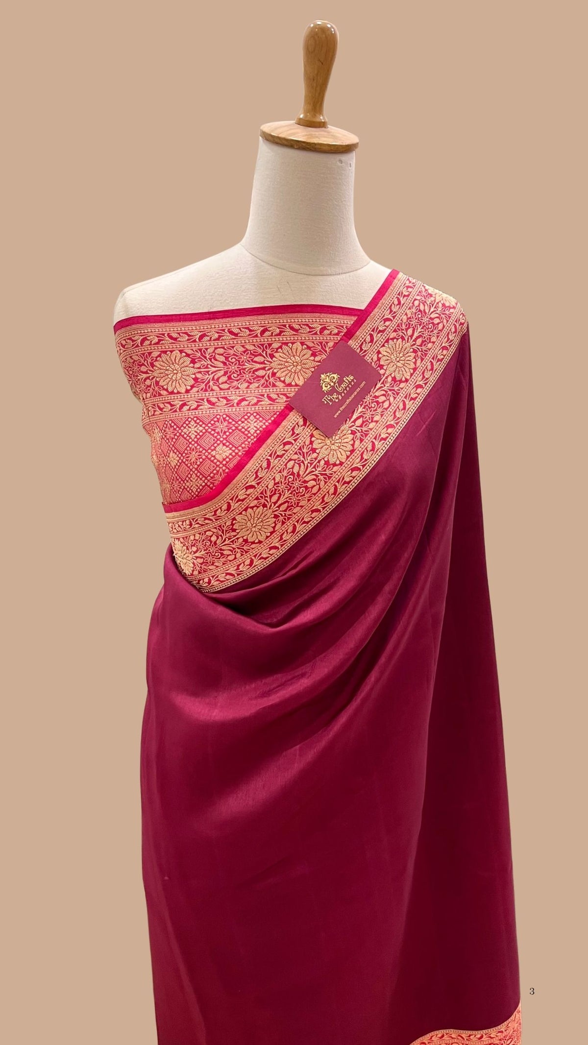 Pure Mulberry Silk Handloom Banarasi Saree