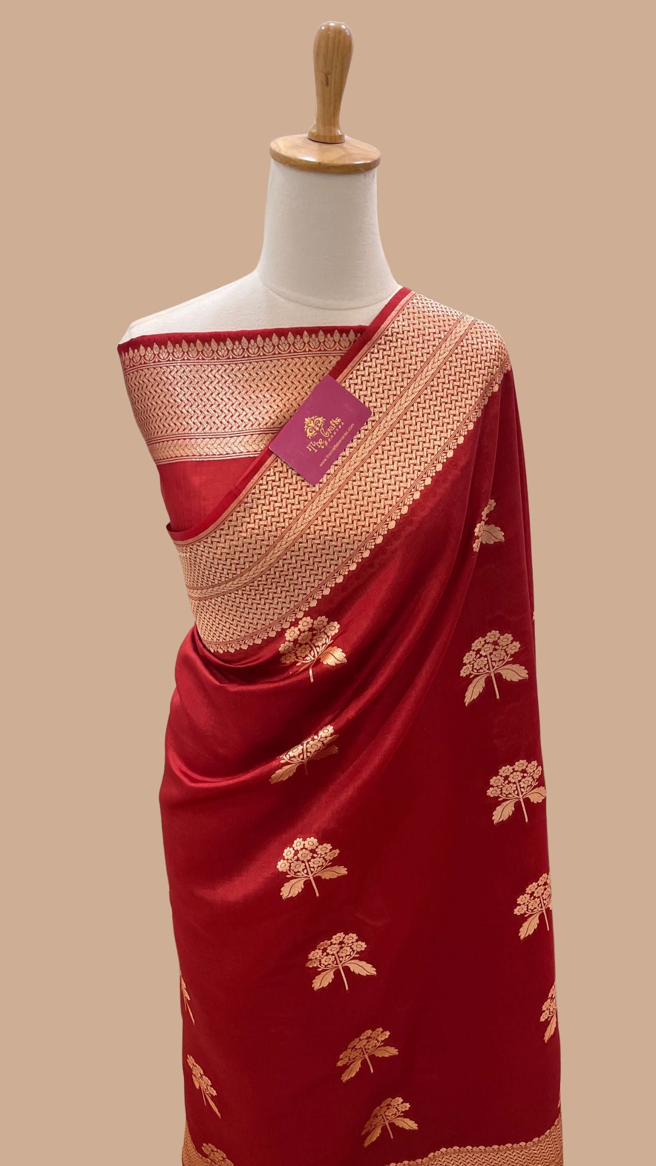 Pure Mango Silk Banarasi Saree
