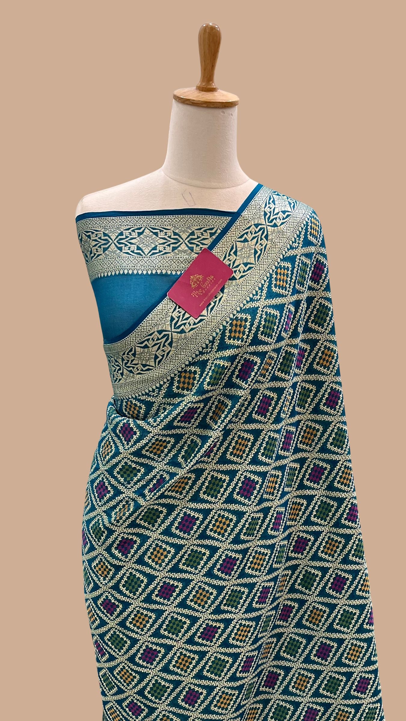 Pure Khaddi Chiffon Banarasi Saree