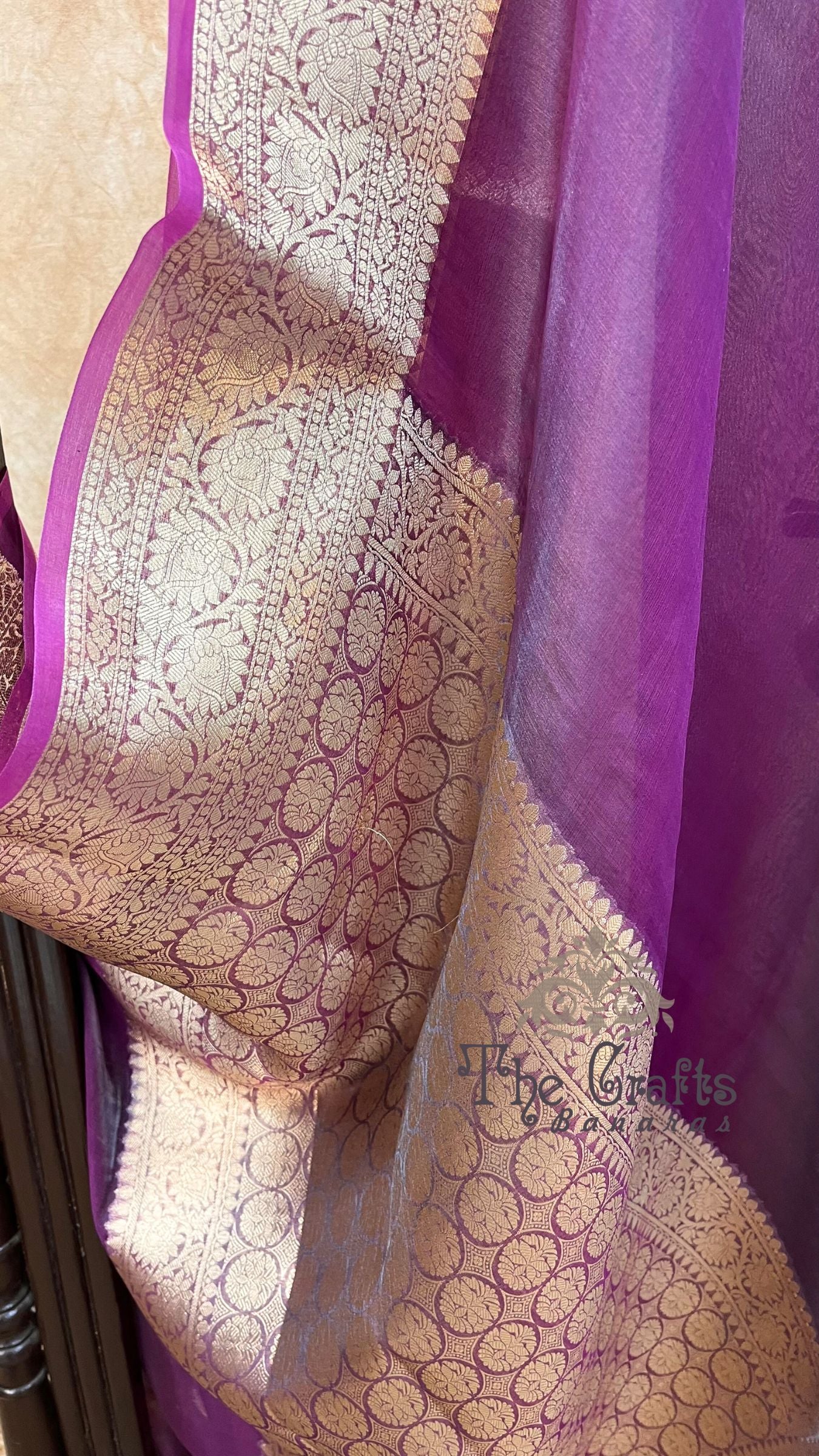 Pure Kora Tissue Silk Banarasi Saree