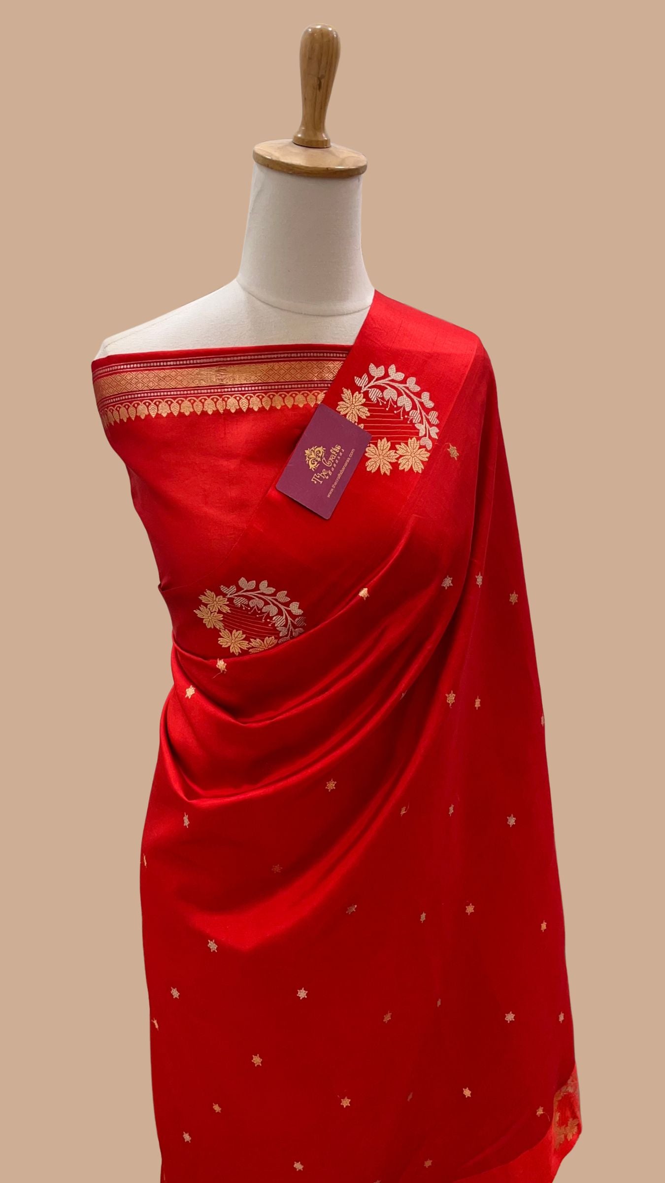 Pure Mango Silk Handloom Banarasi Saree