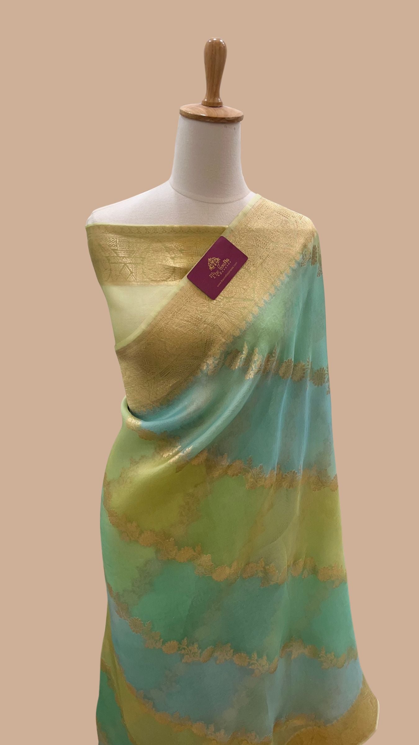 Pure Kora Silk Handloom Banarasi Saree