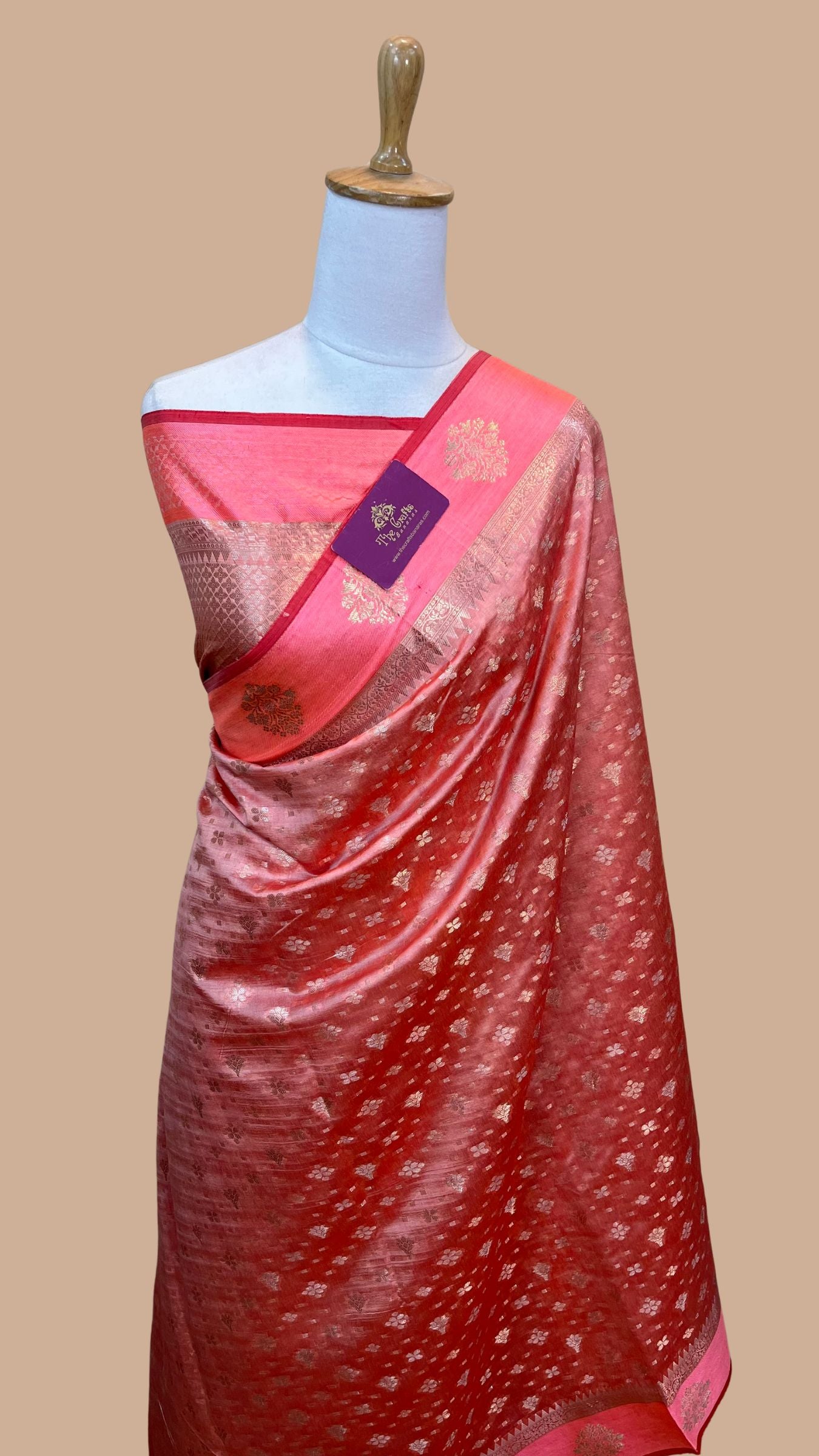 Pure Mango Silk Banarasi Saree