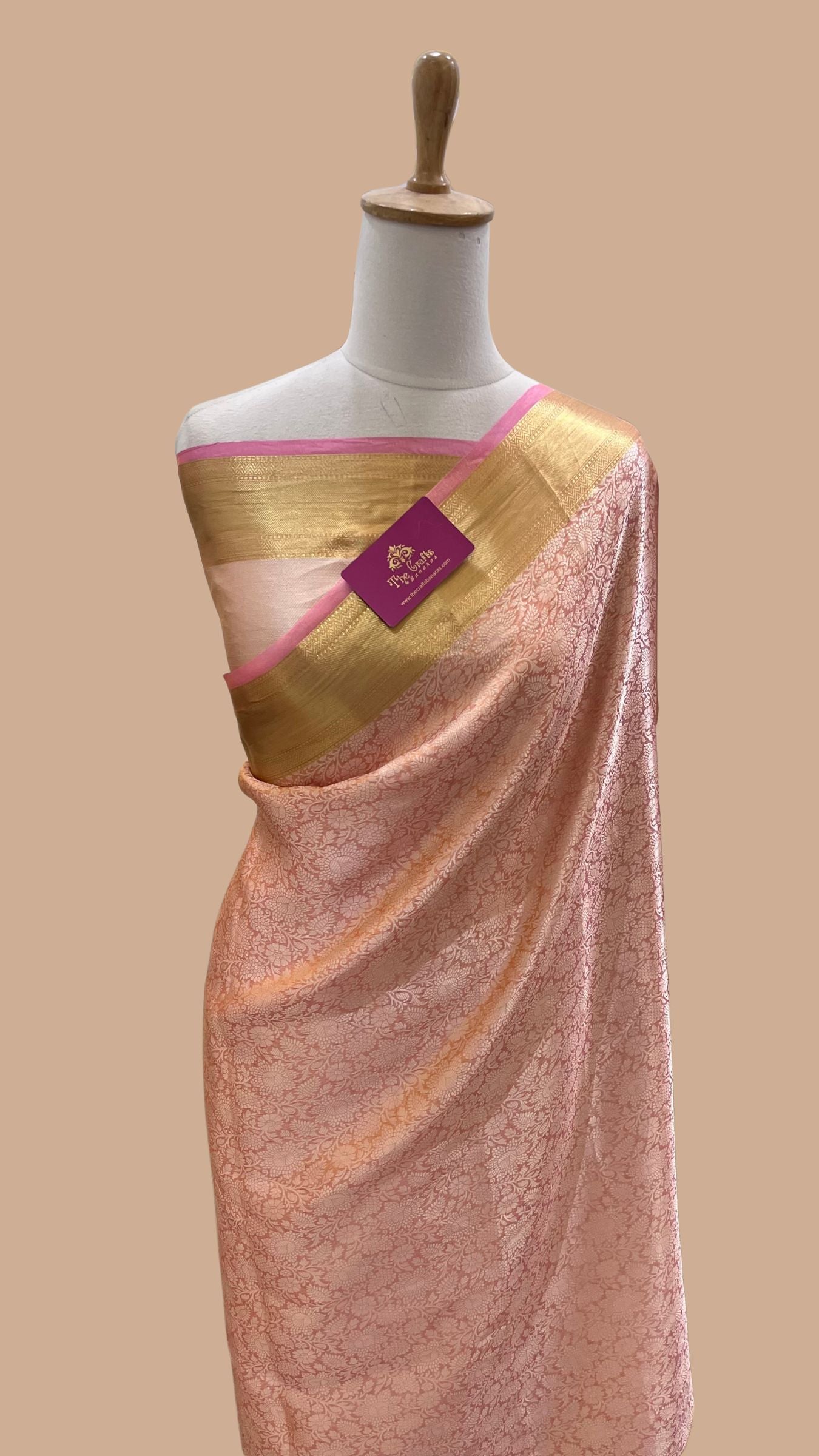 Pure Tissue Brocade Banarasi Saree