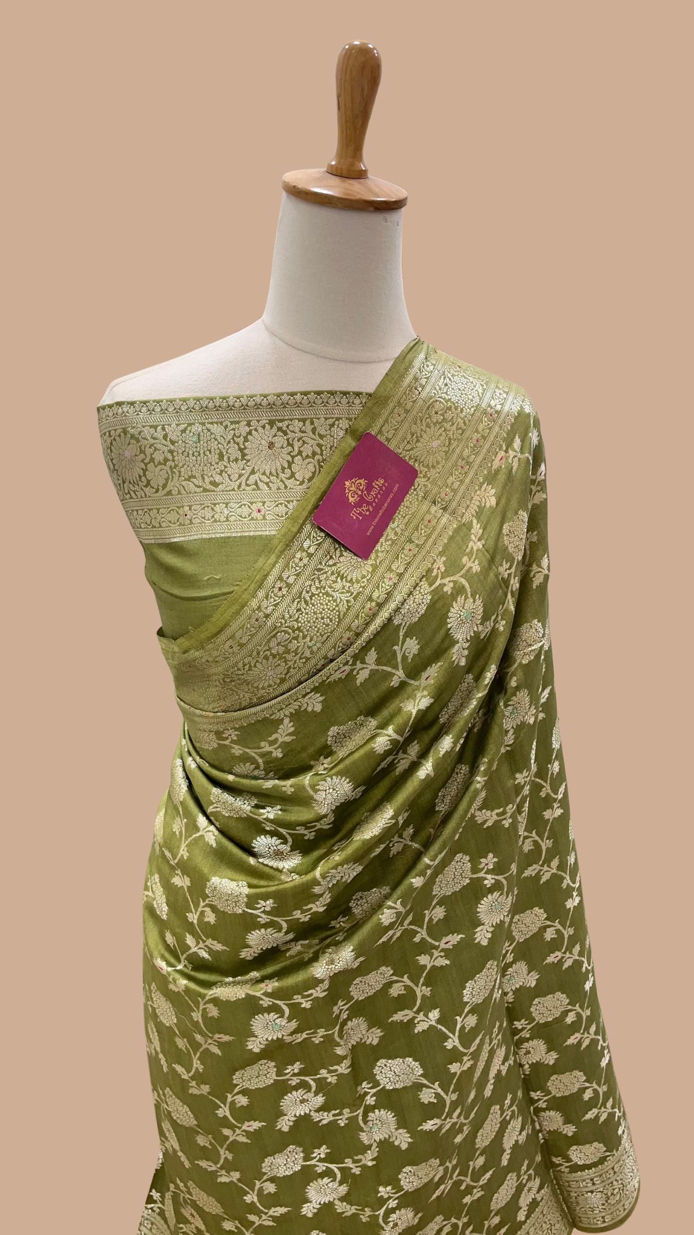 Pure Chiniya Silk Banarasi Saree
