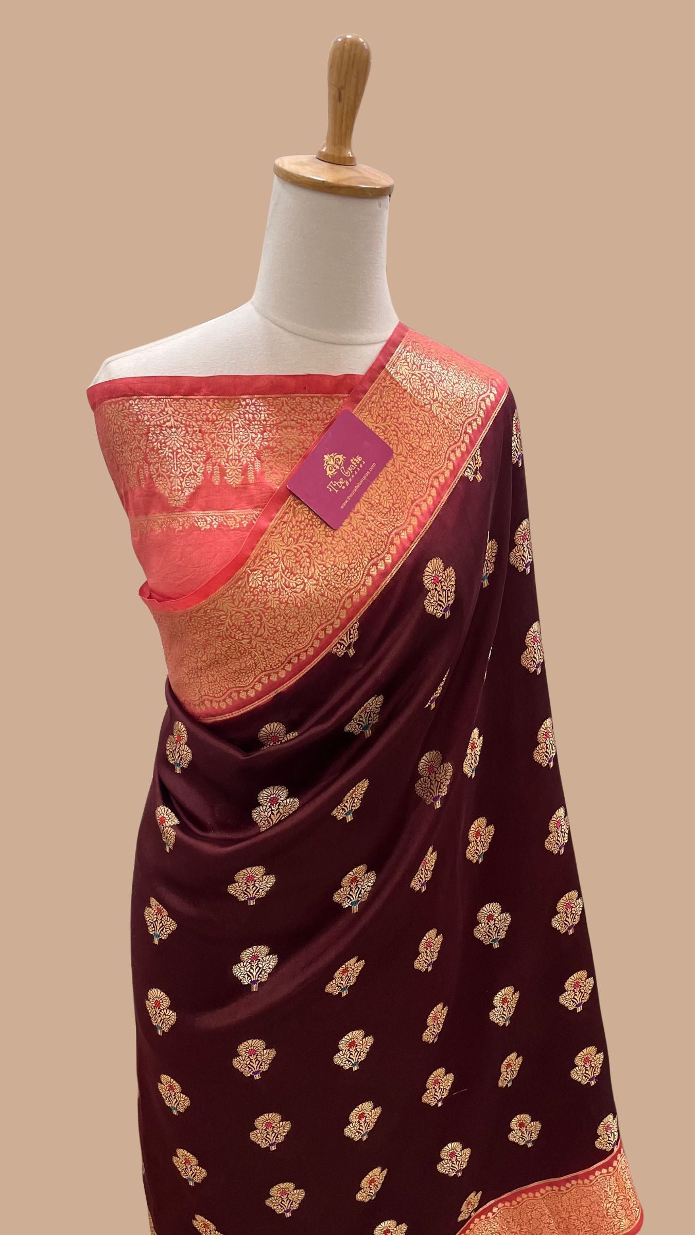 Pure Mango Silk Banarasi Saree