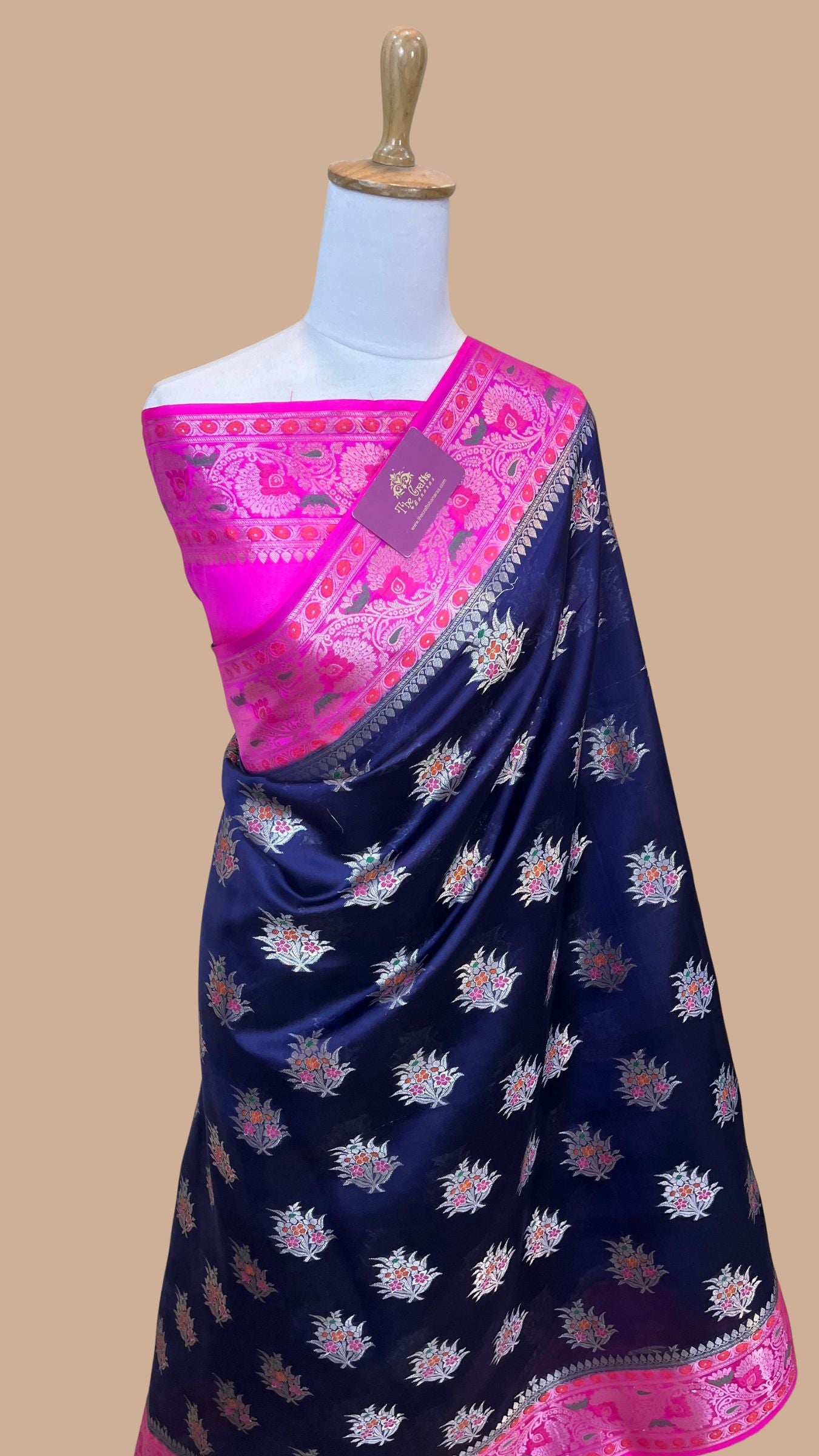 Pure Dupion Silk Banarasi Saree