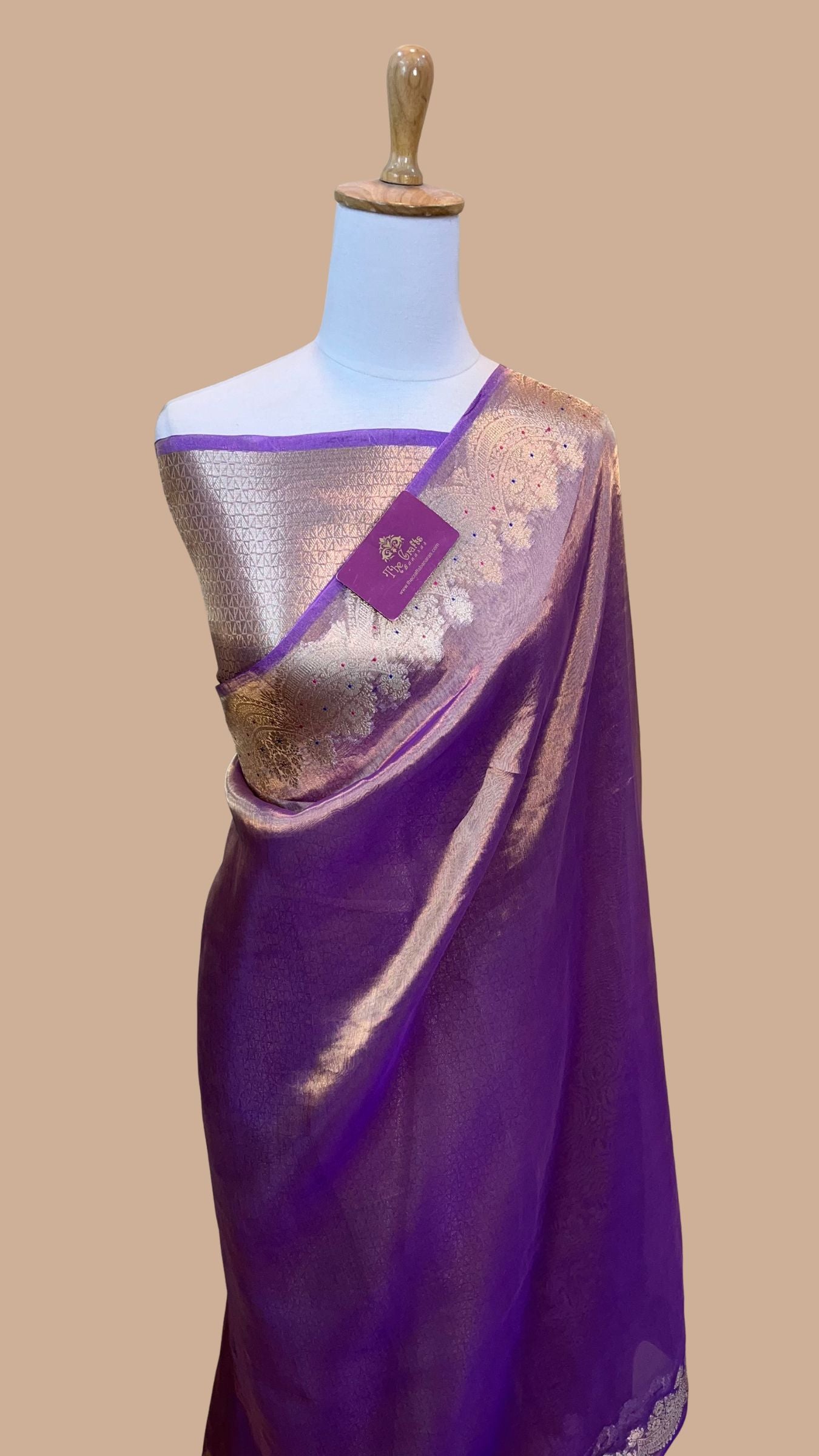 Pure Kora Tissue Silk Banarasi Saree