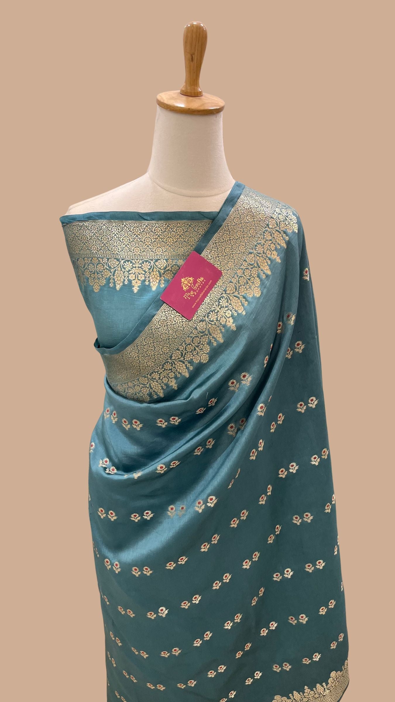 Pure Mango Silk Banarasi Saree