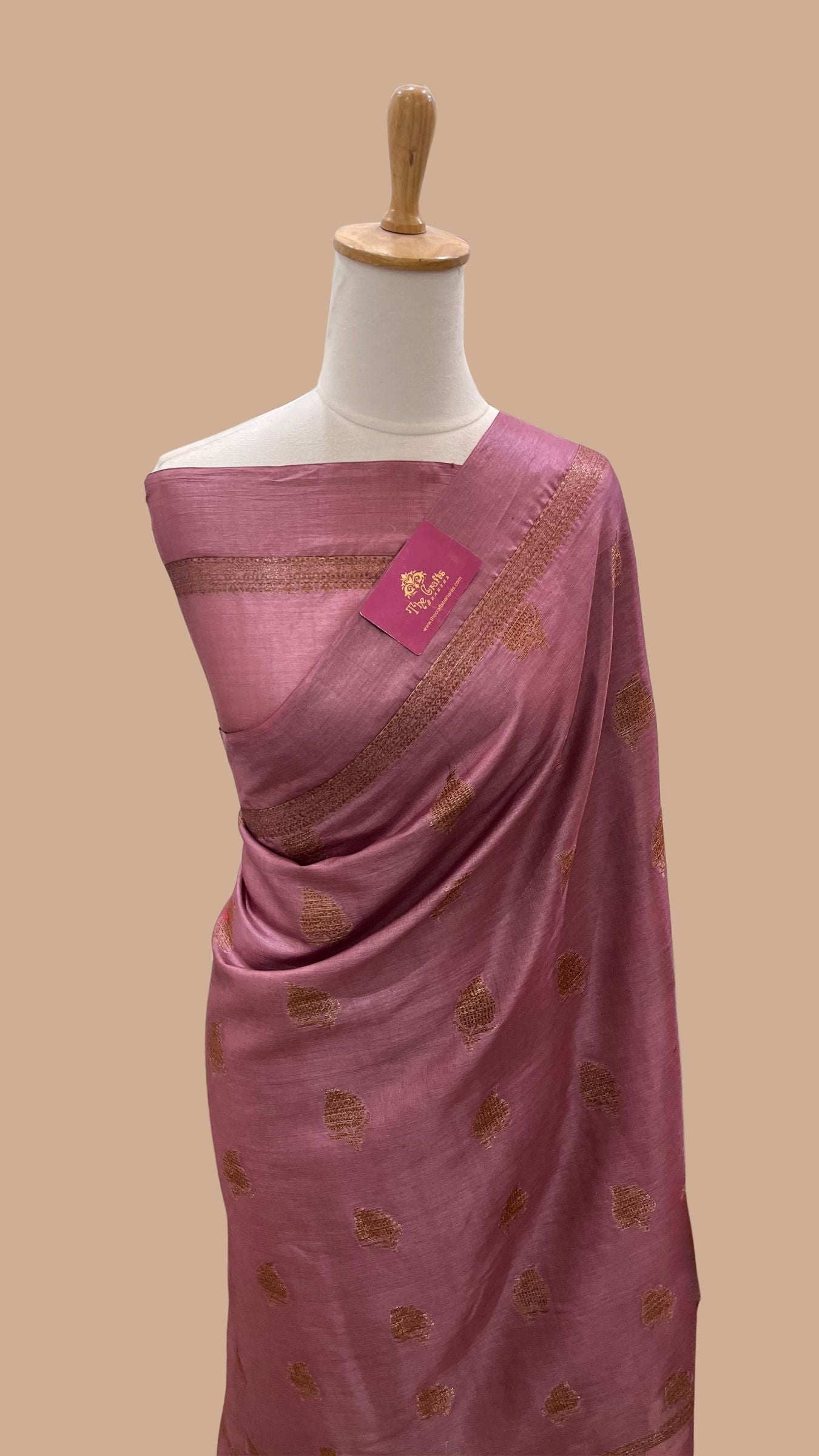Pure Tussar Silk Banarasi Saree