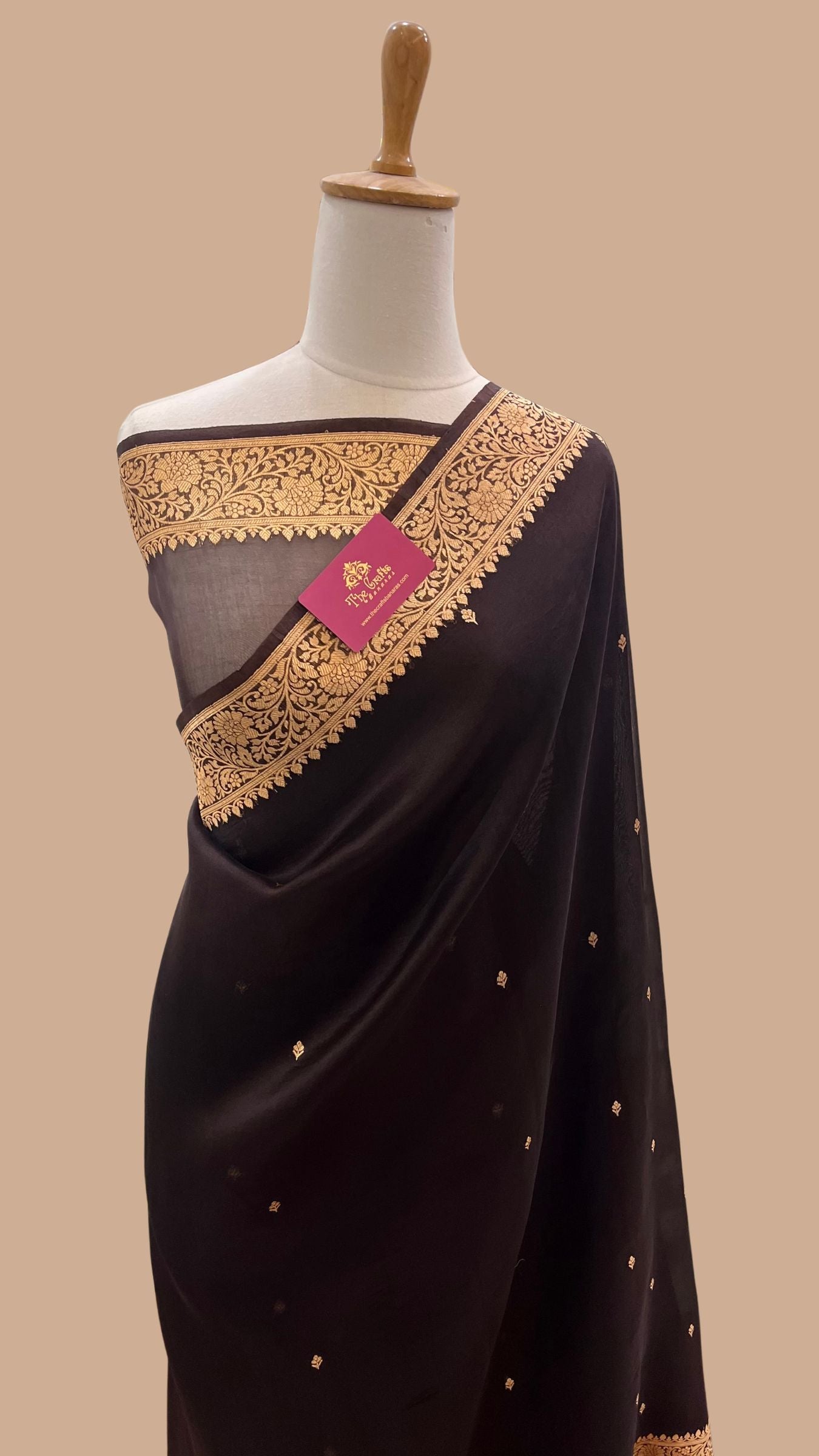 Pure Kora Silk Handloom Banarasi Saree