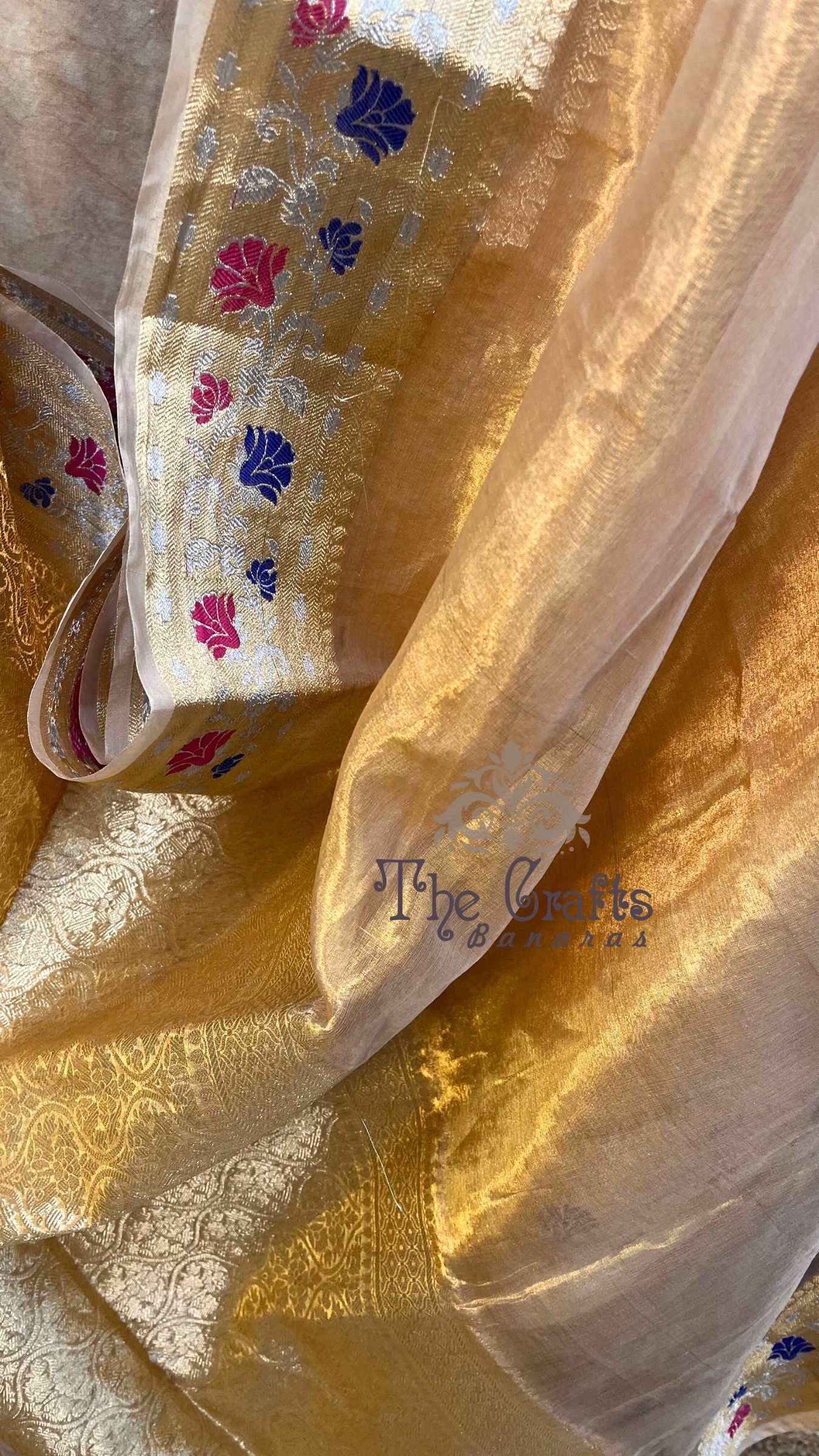 Pure Kora Tissue Silk Banarasi Saree