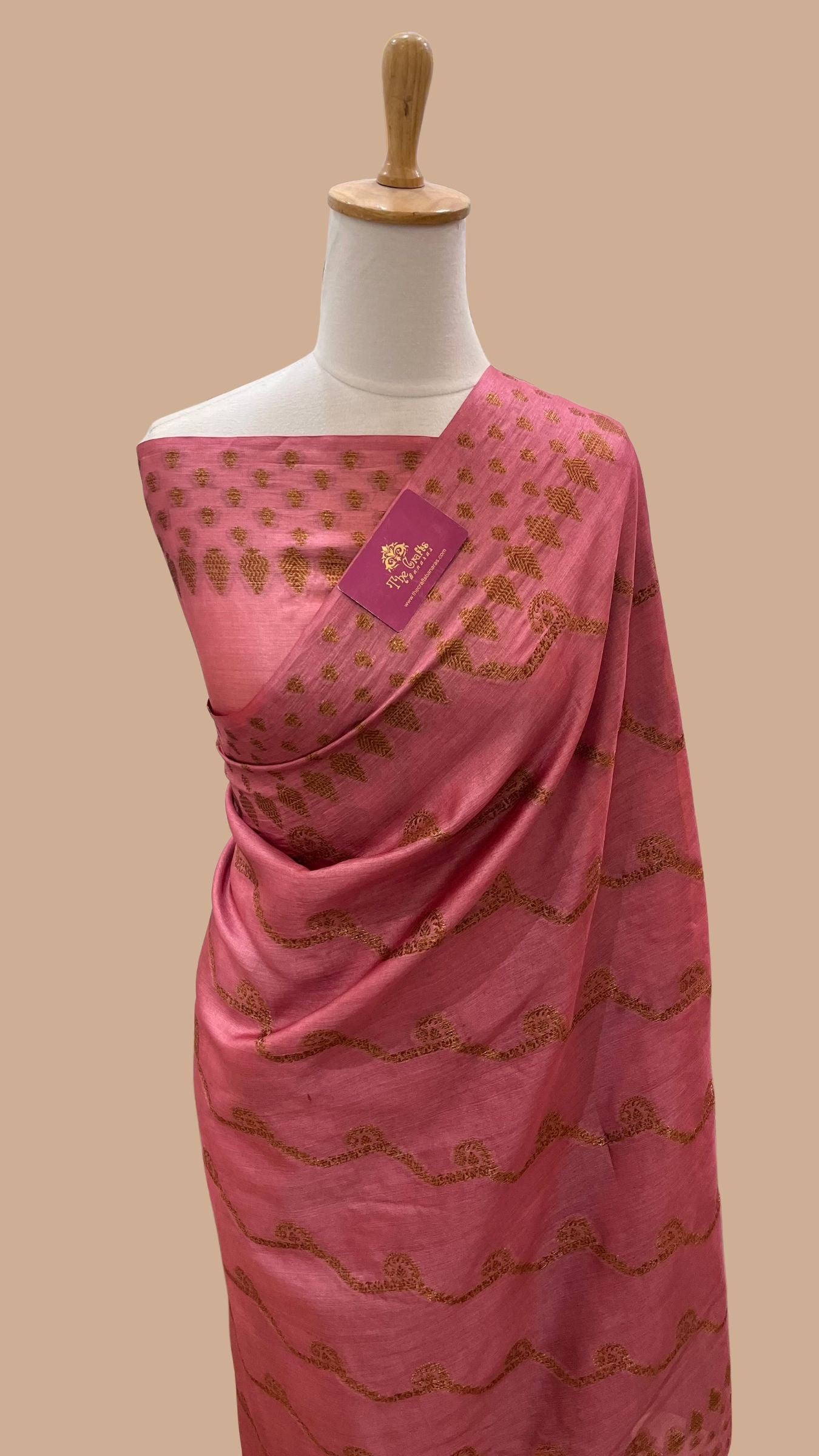 Pure Tussar Silk Banarasi Saree