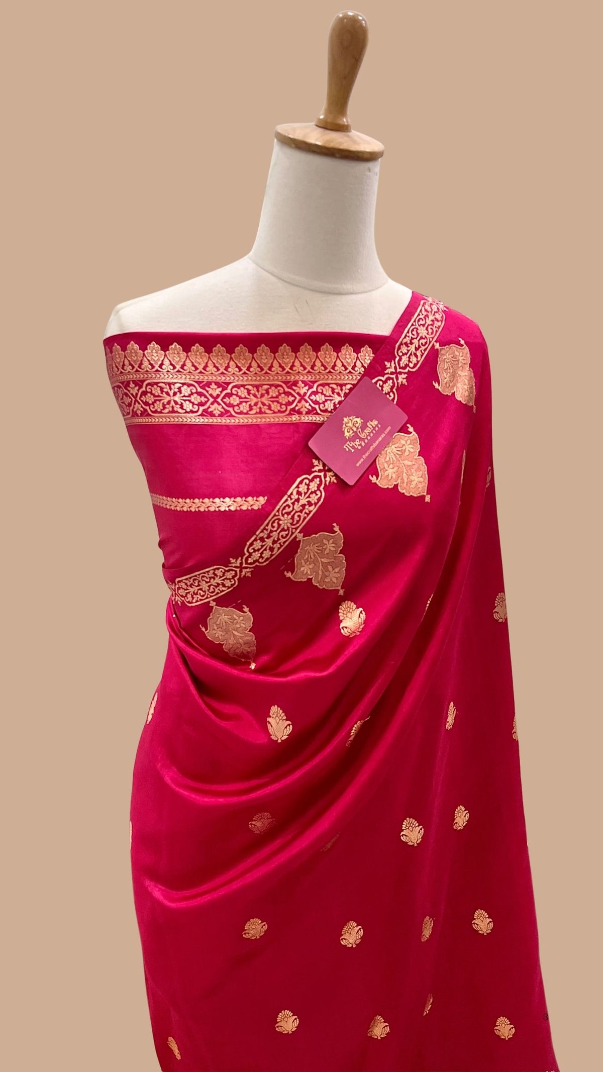 Pure Mango Silk Handloom Banarasi Saree