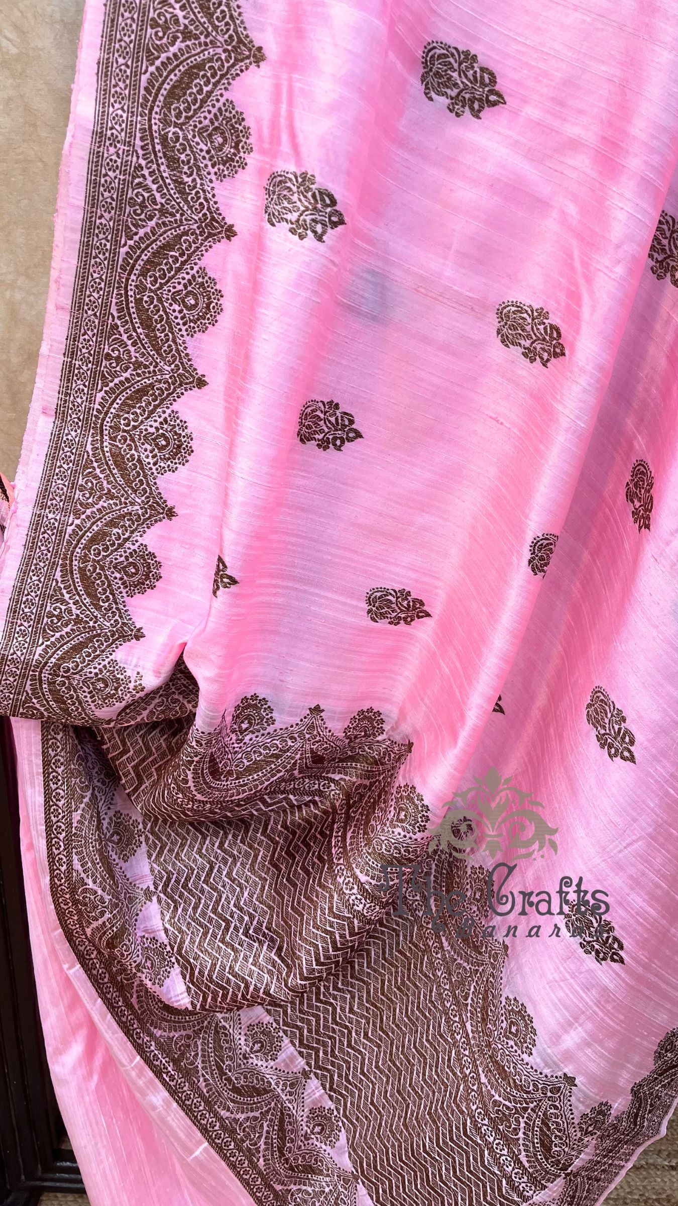 Pure Raw Silk Handloom Banarasi Saree