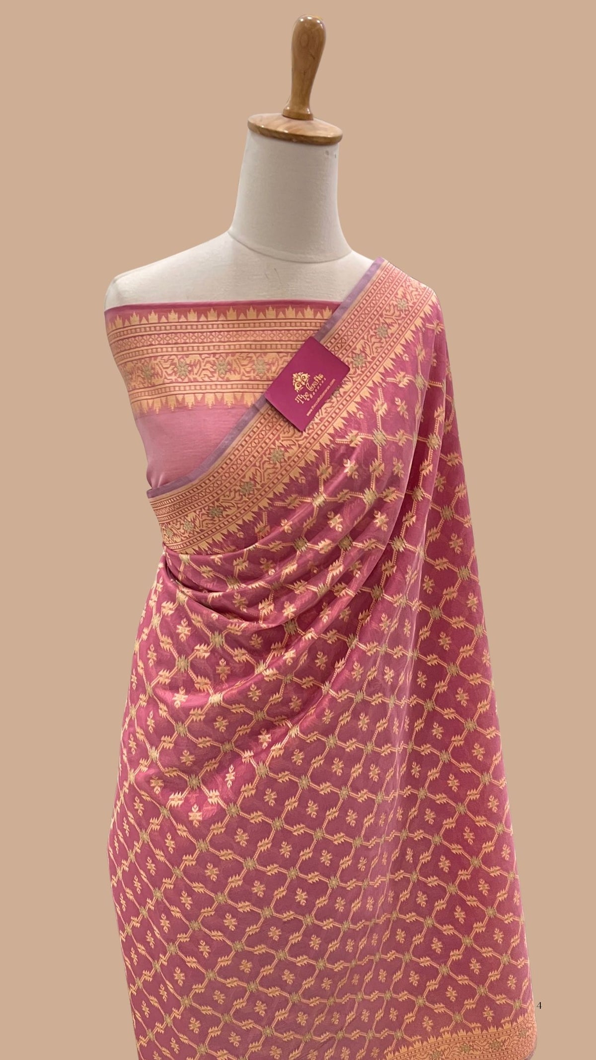 Pure Cotton Patola Reshmi Zari Banarasi Saree
