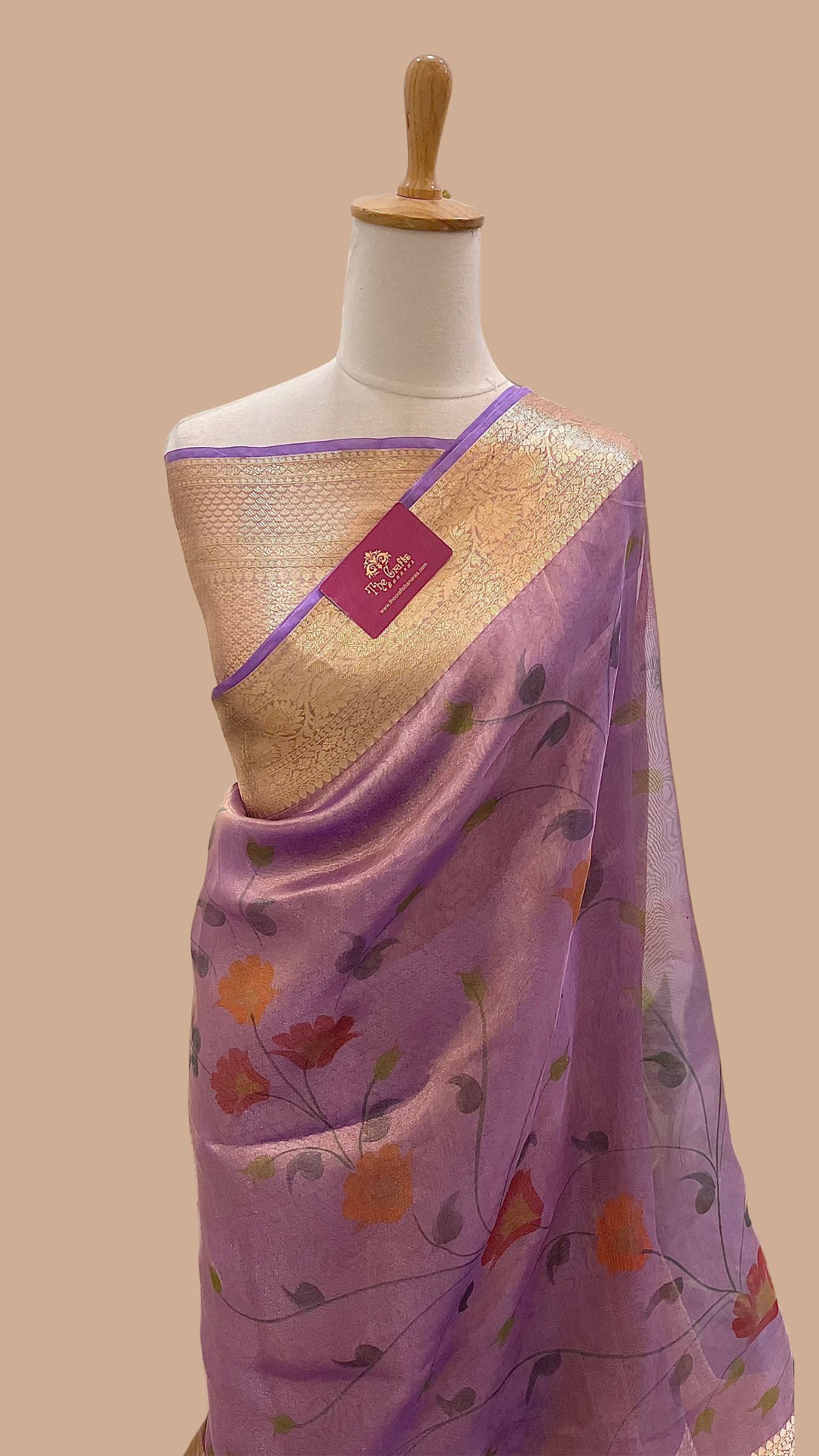 Pure Kora Tissue Silk Banarasi Saree