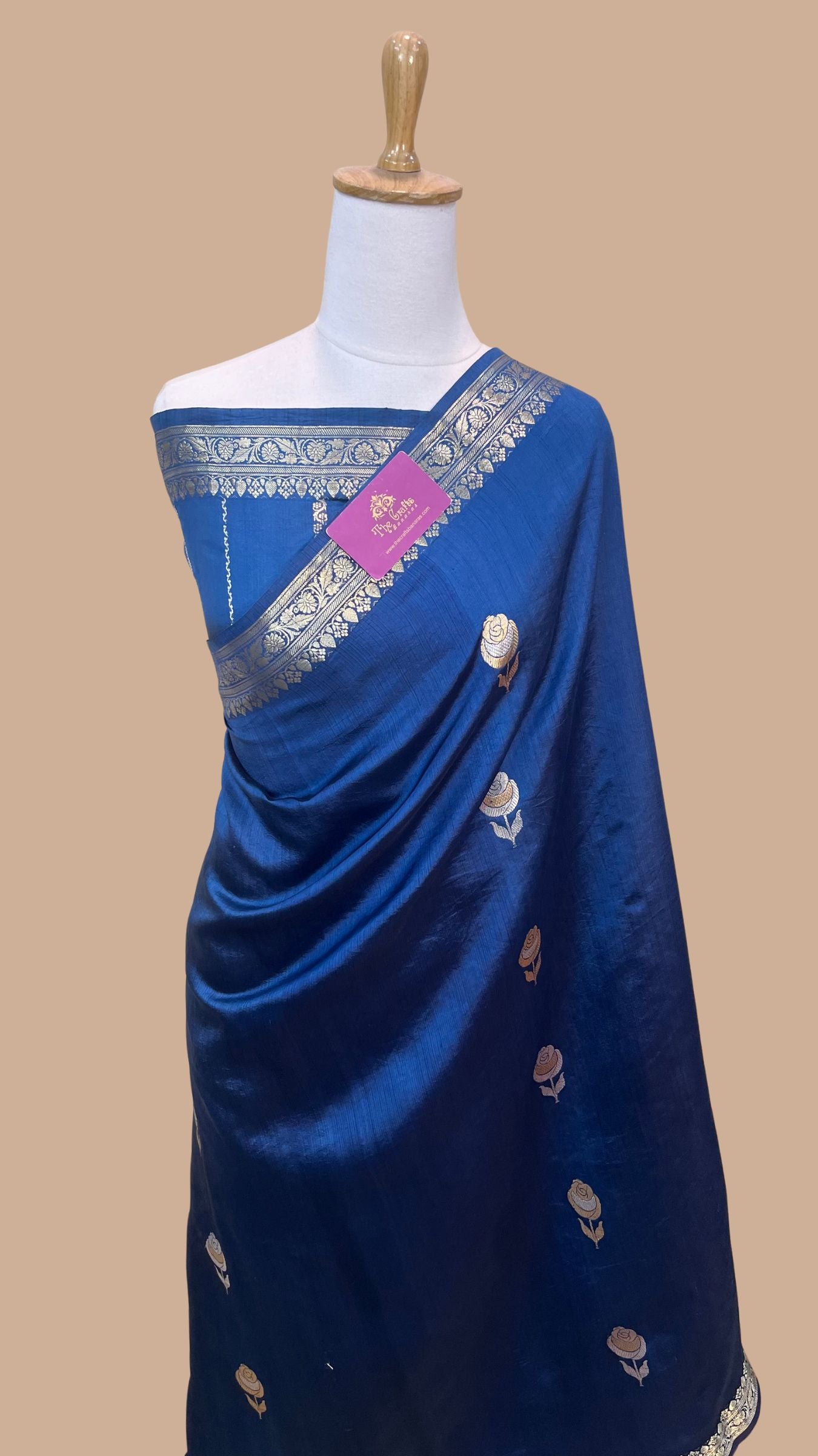 Pure Mango Silk Handloom Banarasi Saree
