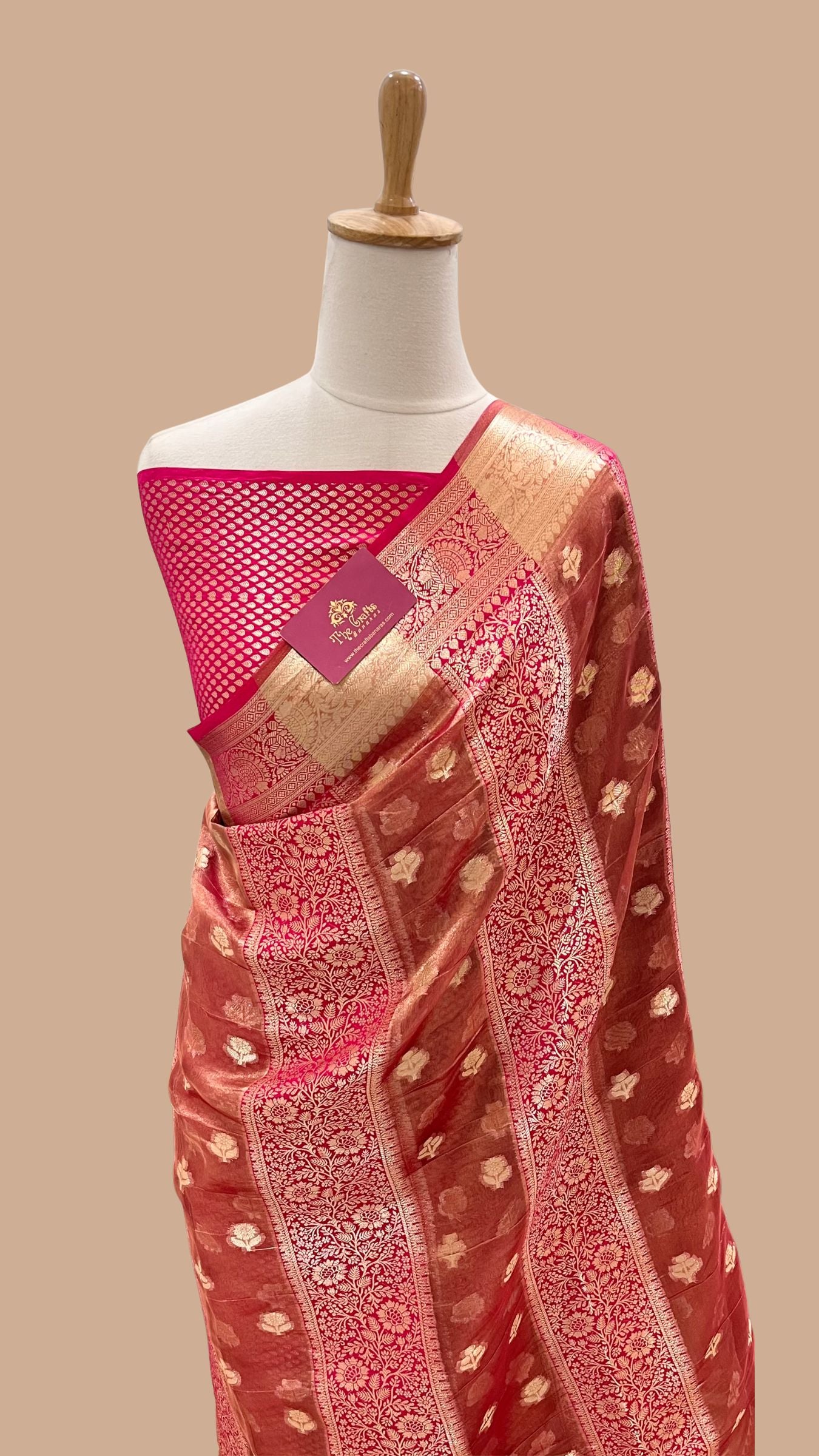 Pure Chiniya Tissue Silk Banarasi Saree