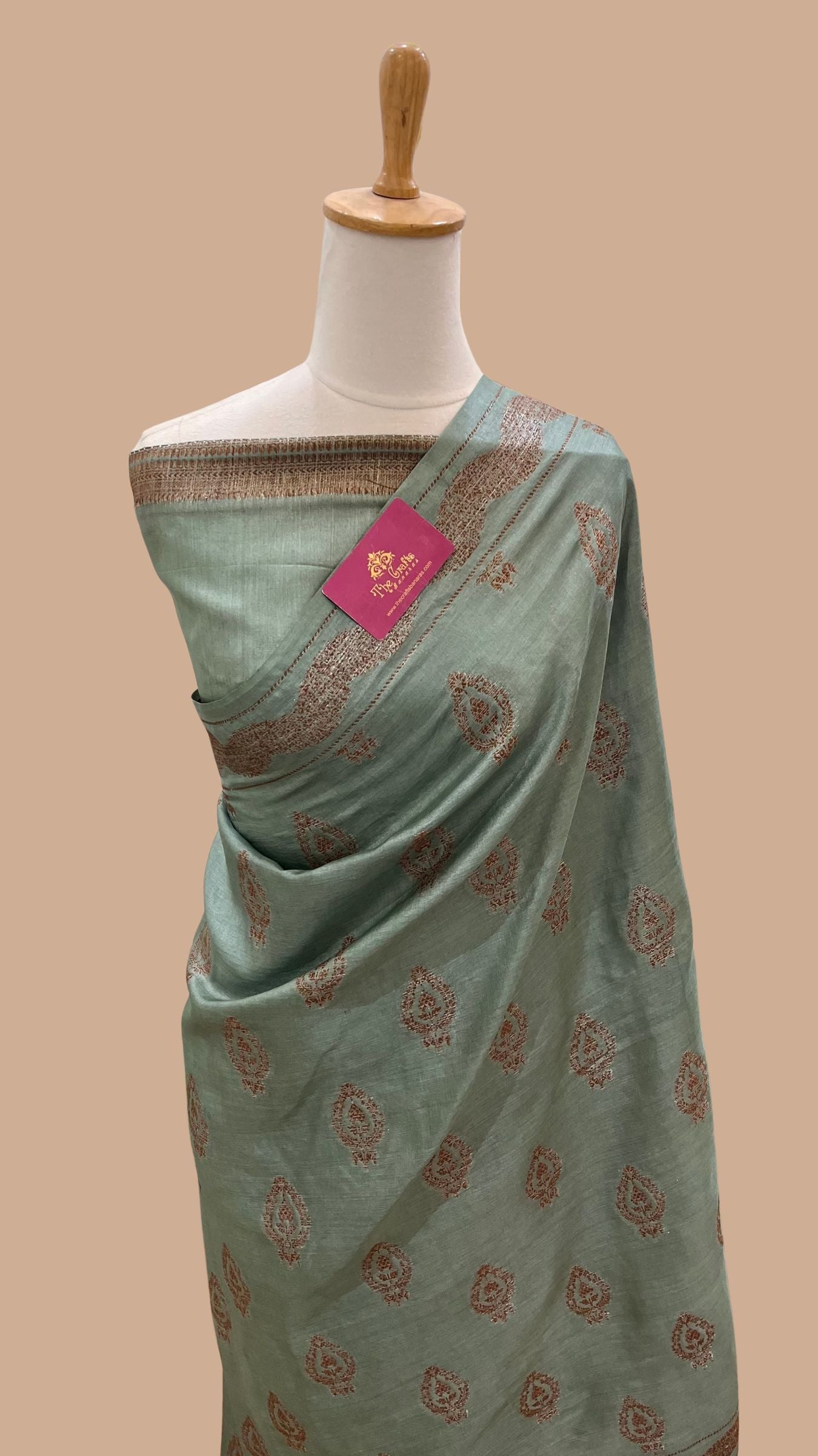 Pure Tussar Silk Banarasi Saree