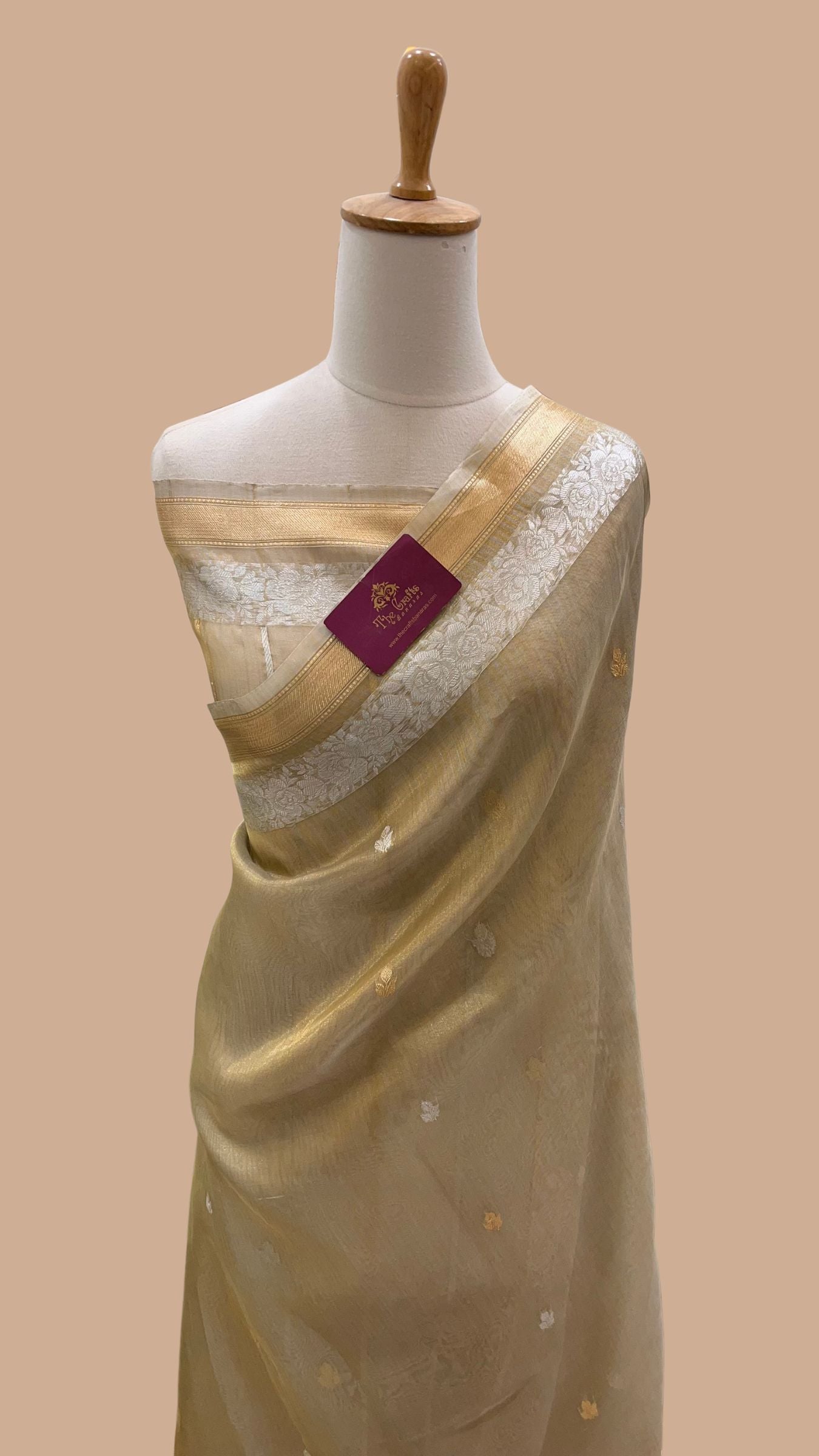 Pure Tissue Silk Handloom Banarasi Saree