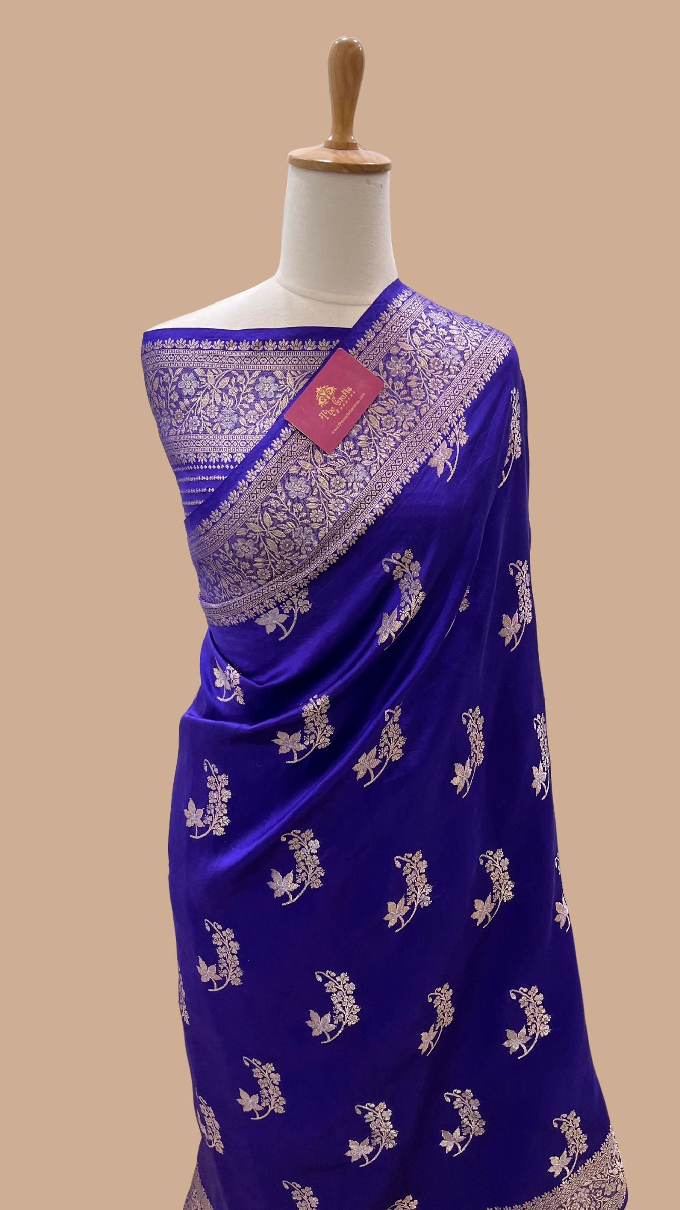 Pure Mango Silk Handloom Banarasi Saree
