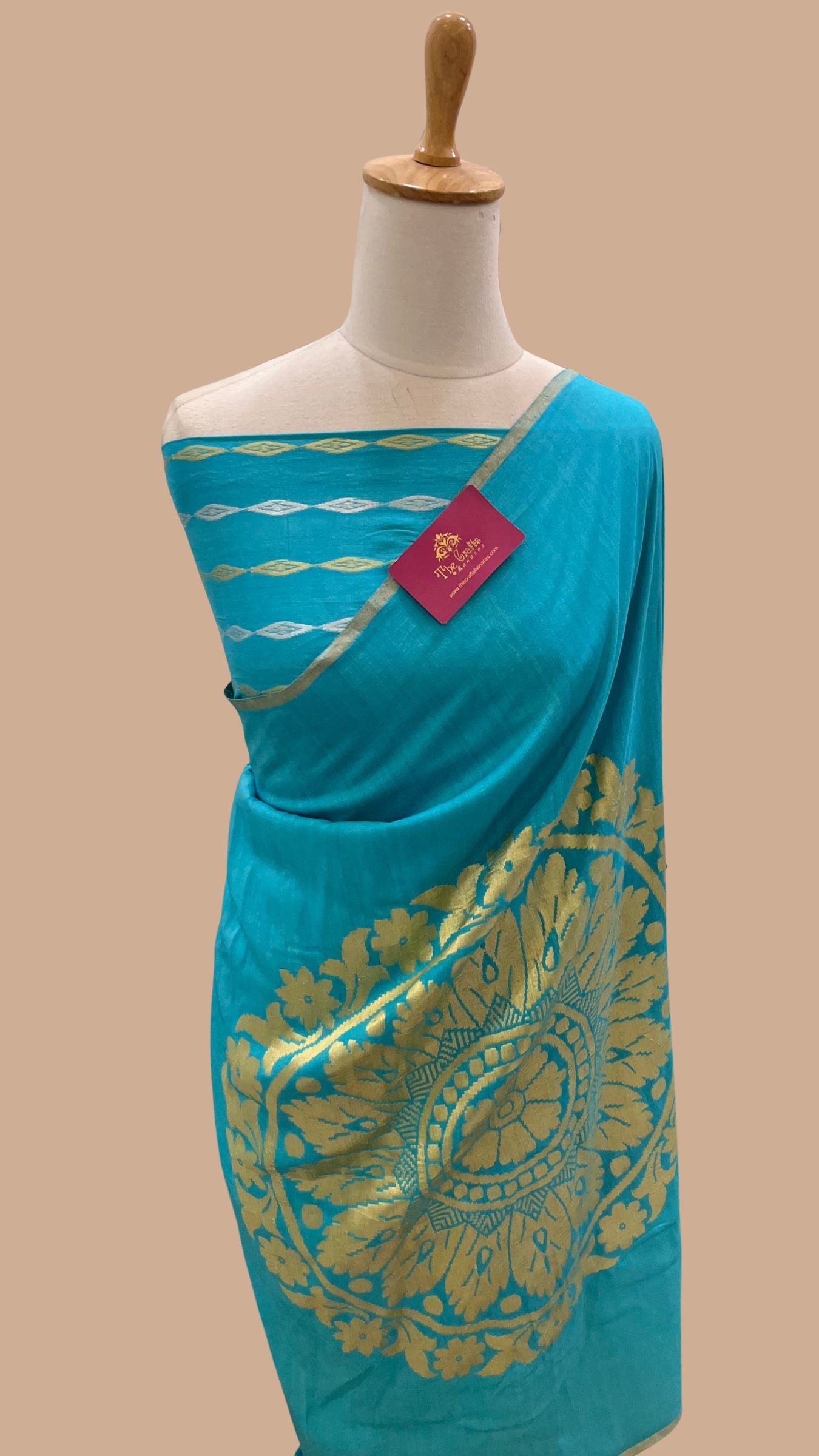 Pure Munga Silk Handloom Banarasi Saree