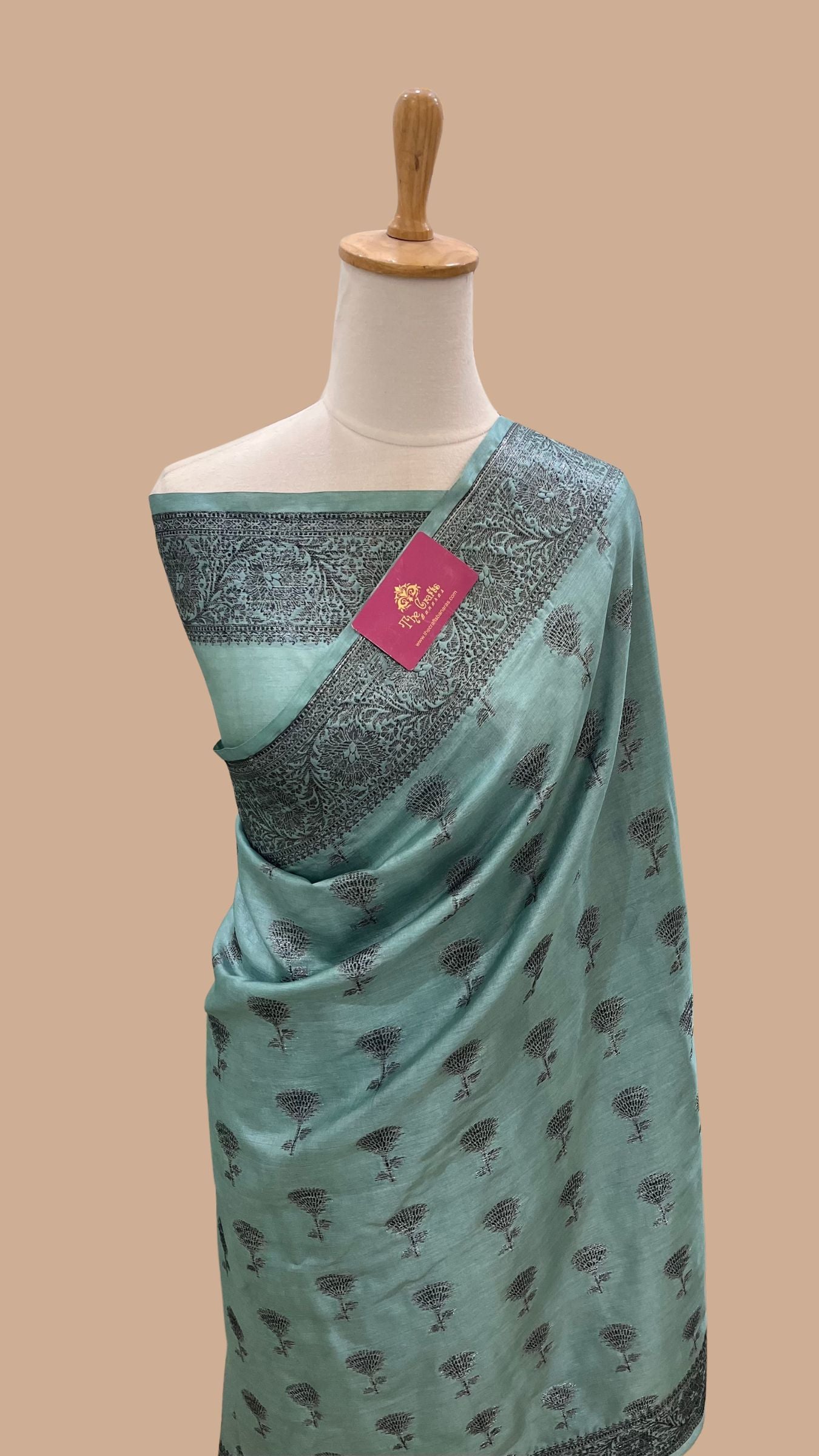 Pure Tussar Silk Banarasi Saree