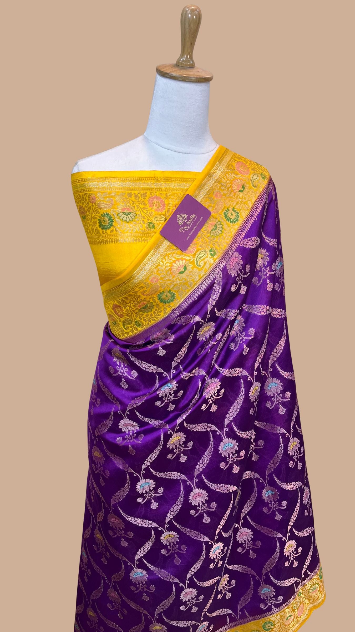 Pure Dupion Silk Banarasi Saree