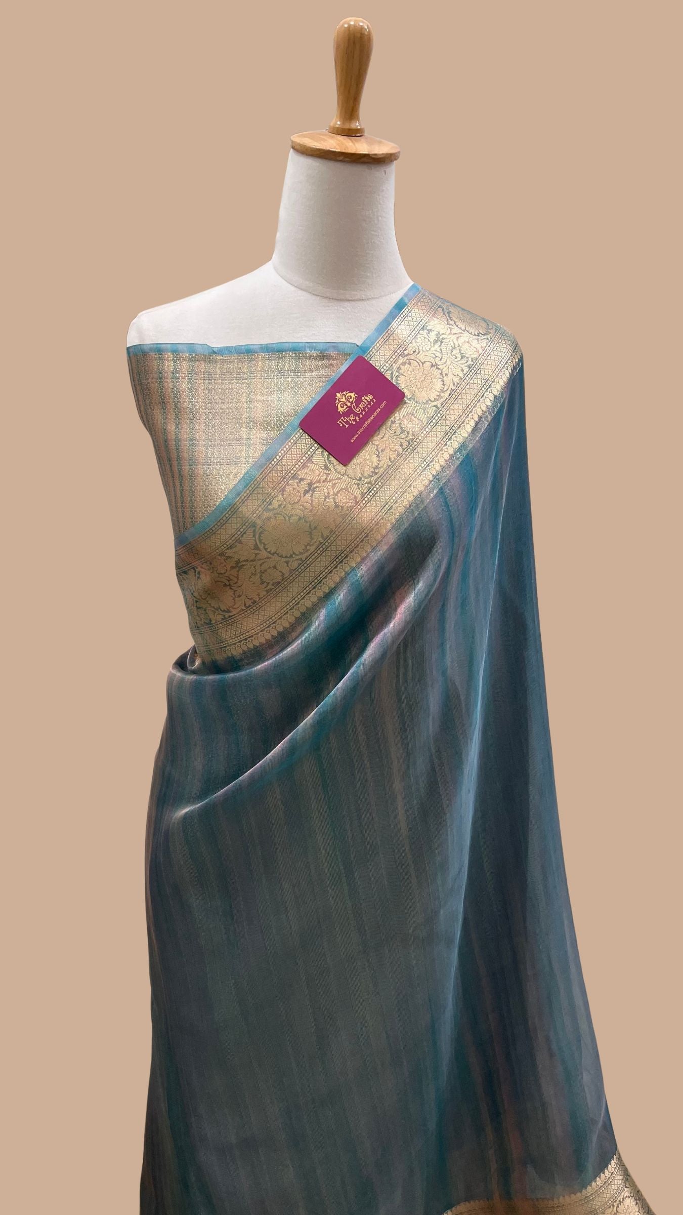 Pure Kora Tissue Silk Banarasi Saree