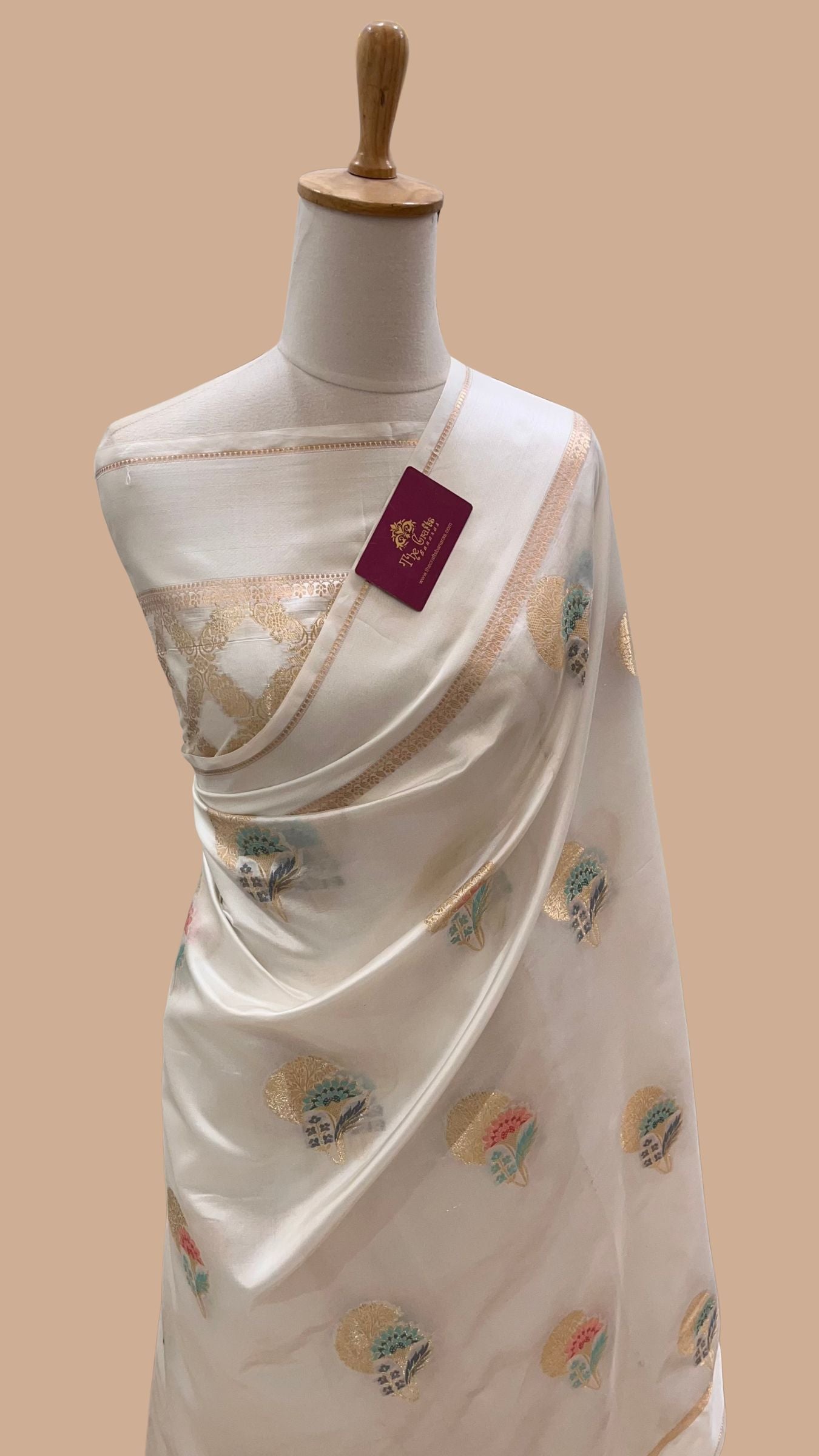 Pure Mango Silk Handloom Banarasi Saree