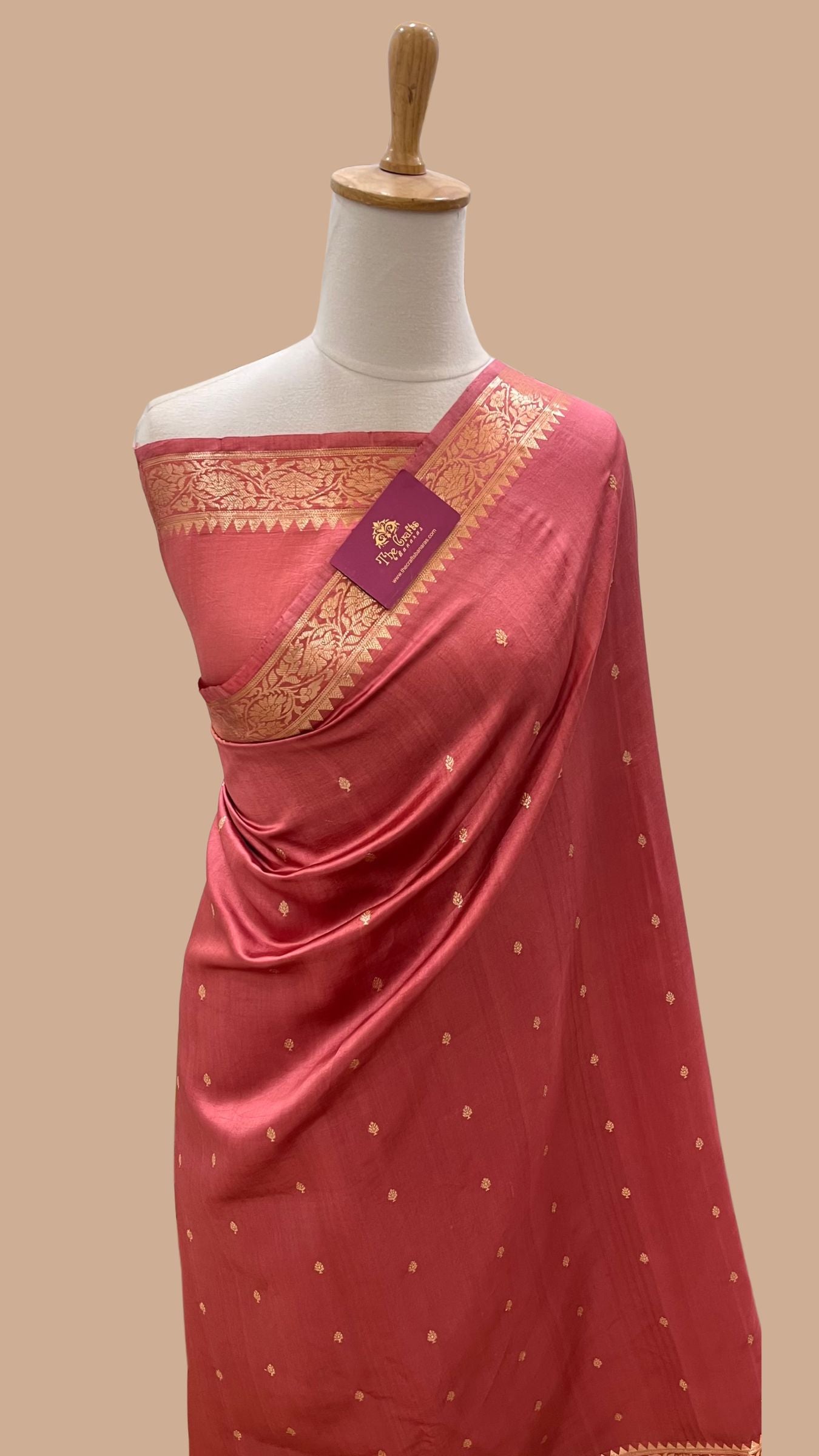 Pure Mango Silk Handloom Banarasi Saree