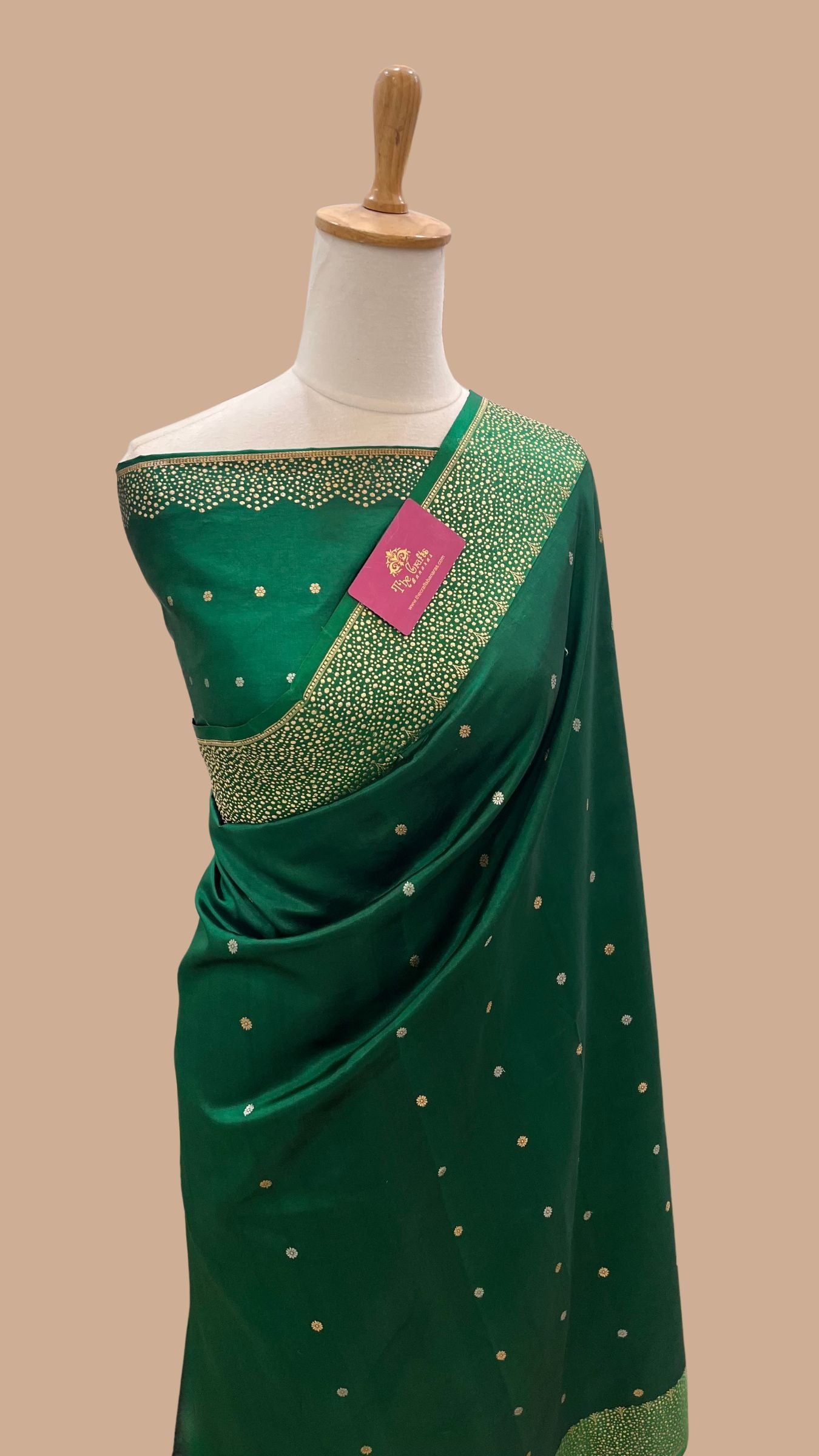 Pure Mango Silk Handloom Banarasi Saree