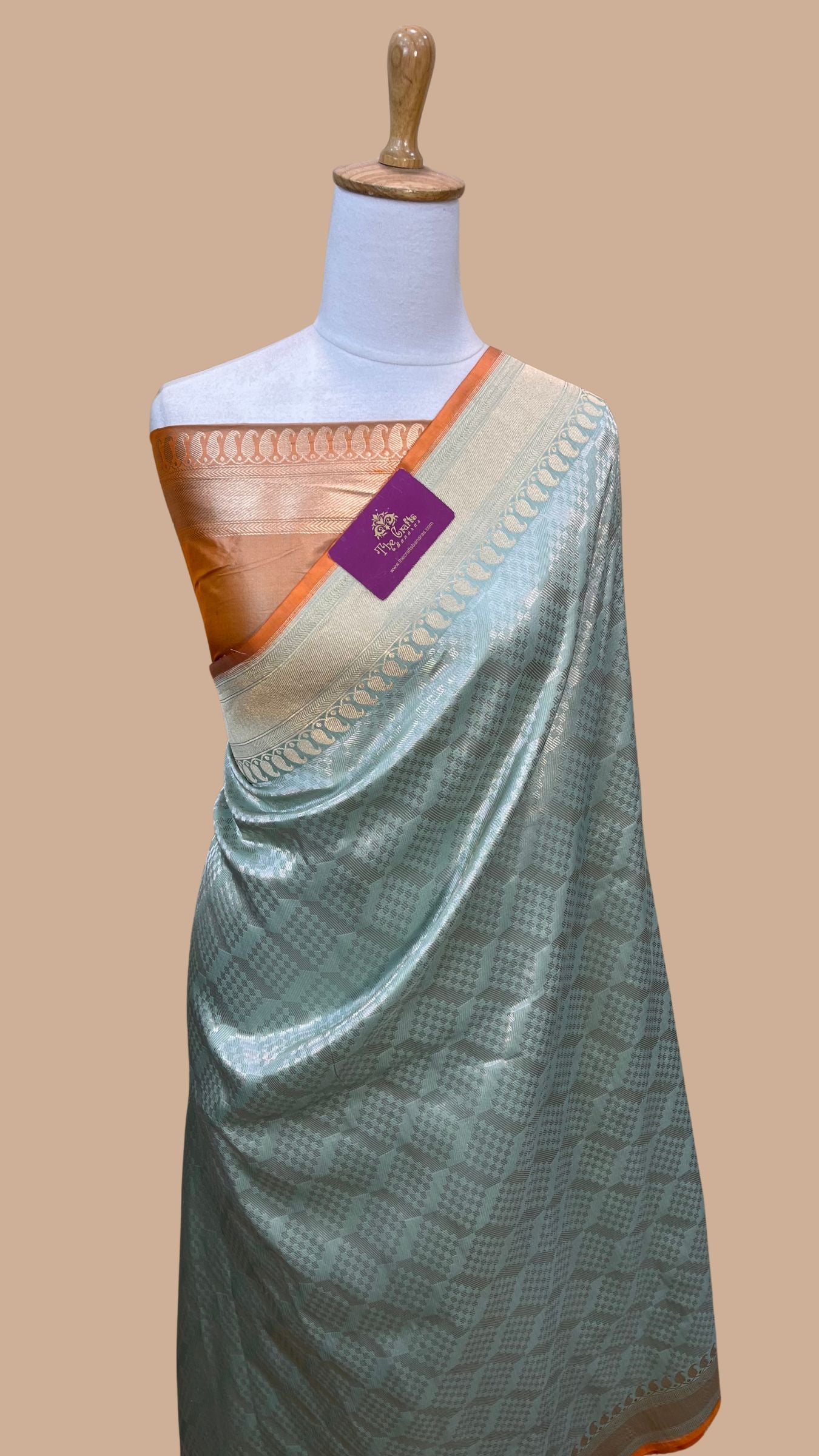 Pure Katan Silk Handloom Banarasi Saree - Kadhua Tanchui Brocade