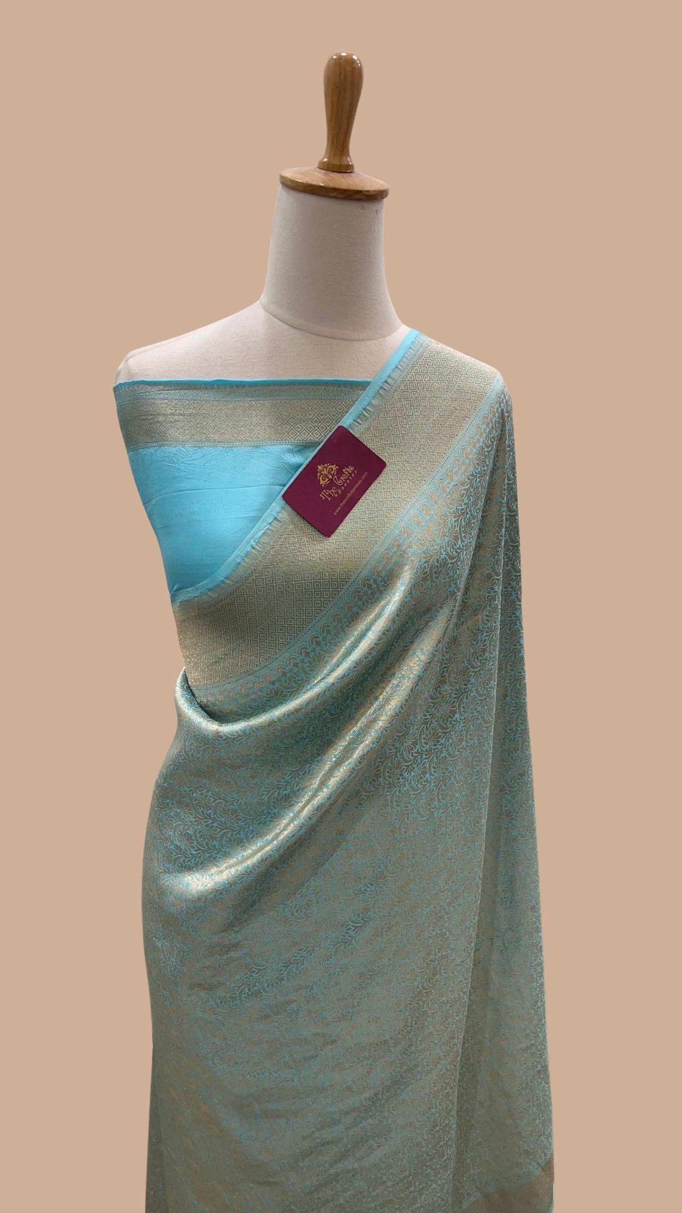 Pure Katan Silk Handloom Banarasi Saree - Tanchui Brocade