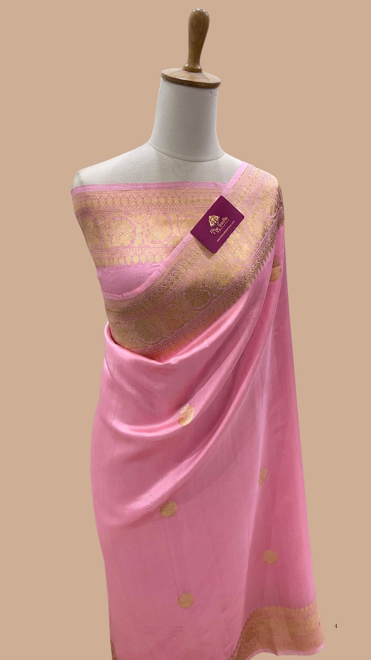 Pure Mango Silk Handloom Banarasi Saree