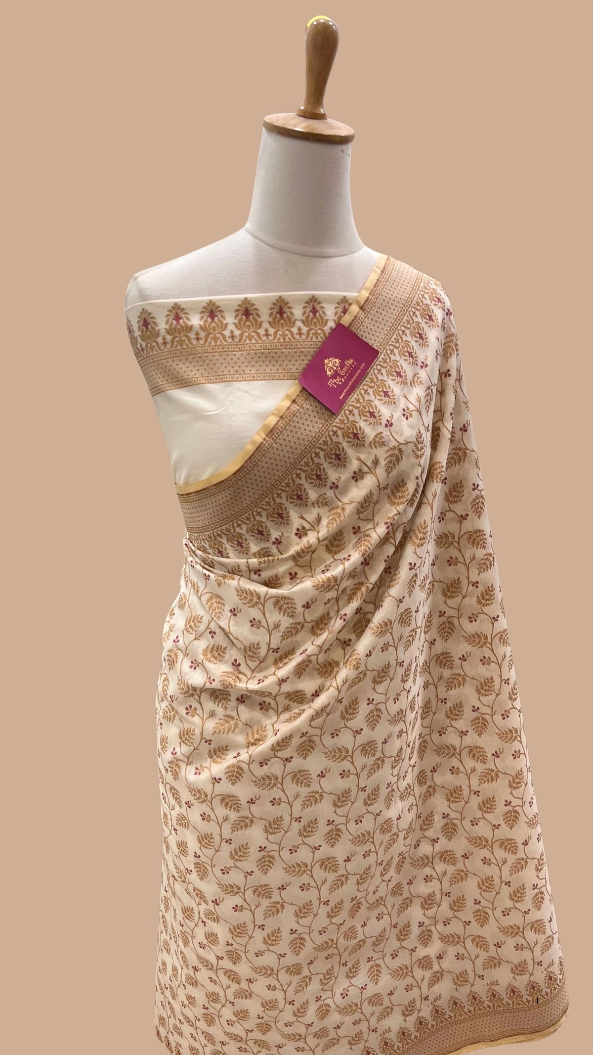 Pure Cotton Patola Reshmi Zari Banarasi Saree