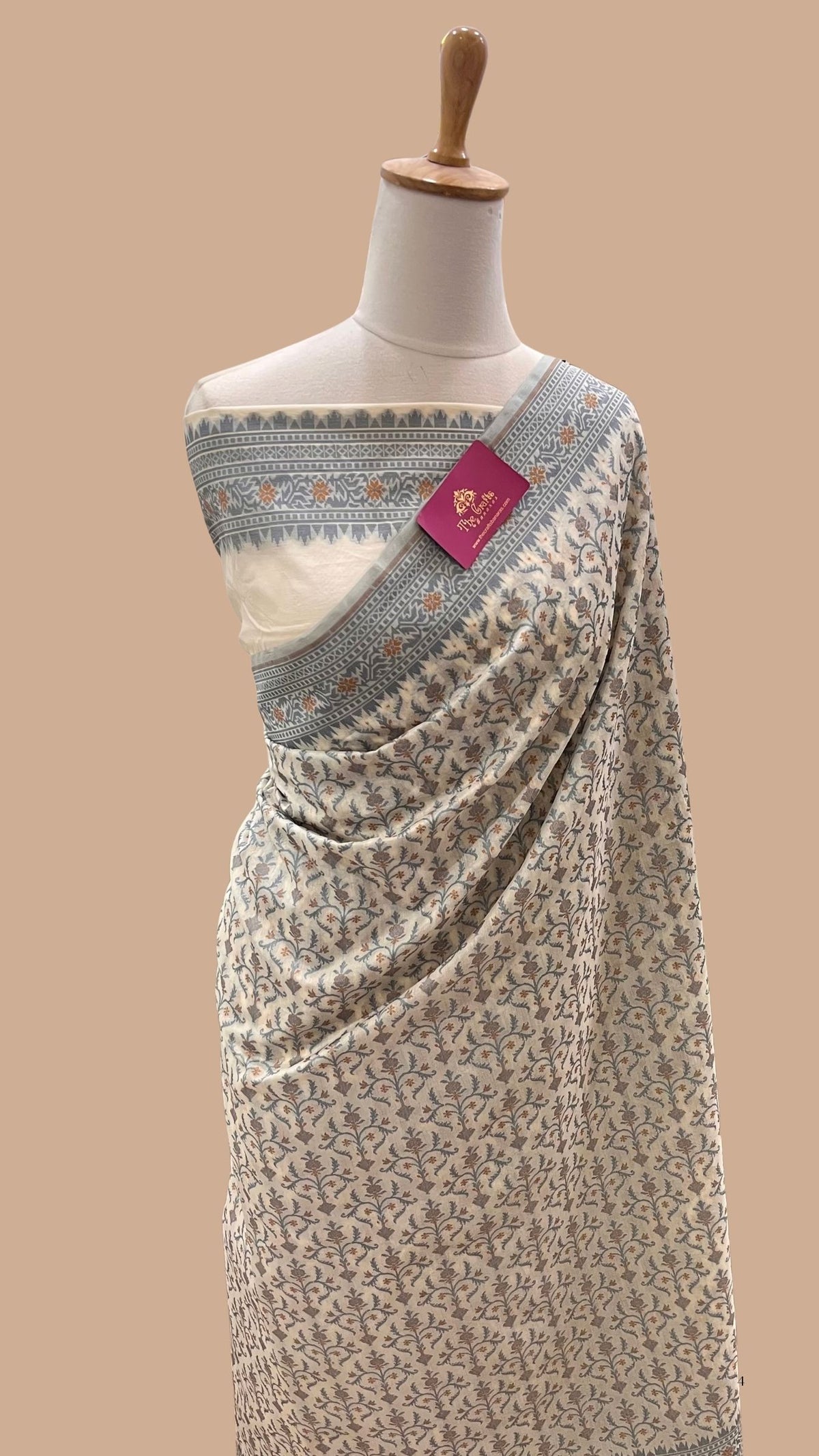 Pure Cotton Patola Reshmi Zari Banarasi Saree