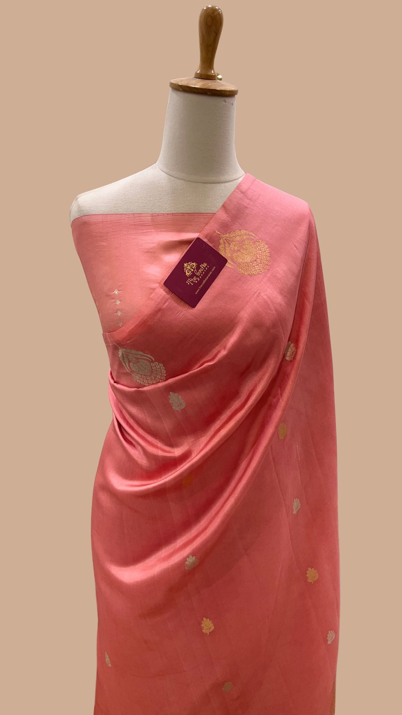 Pure Mango Silk Handloom Banarasi Saree