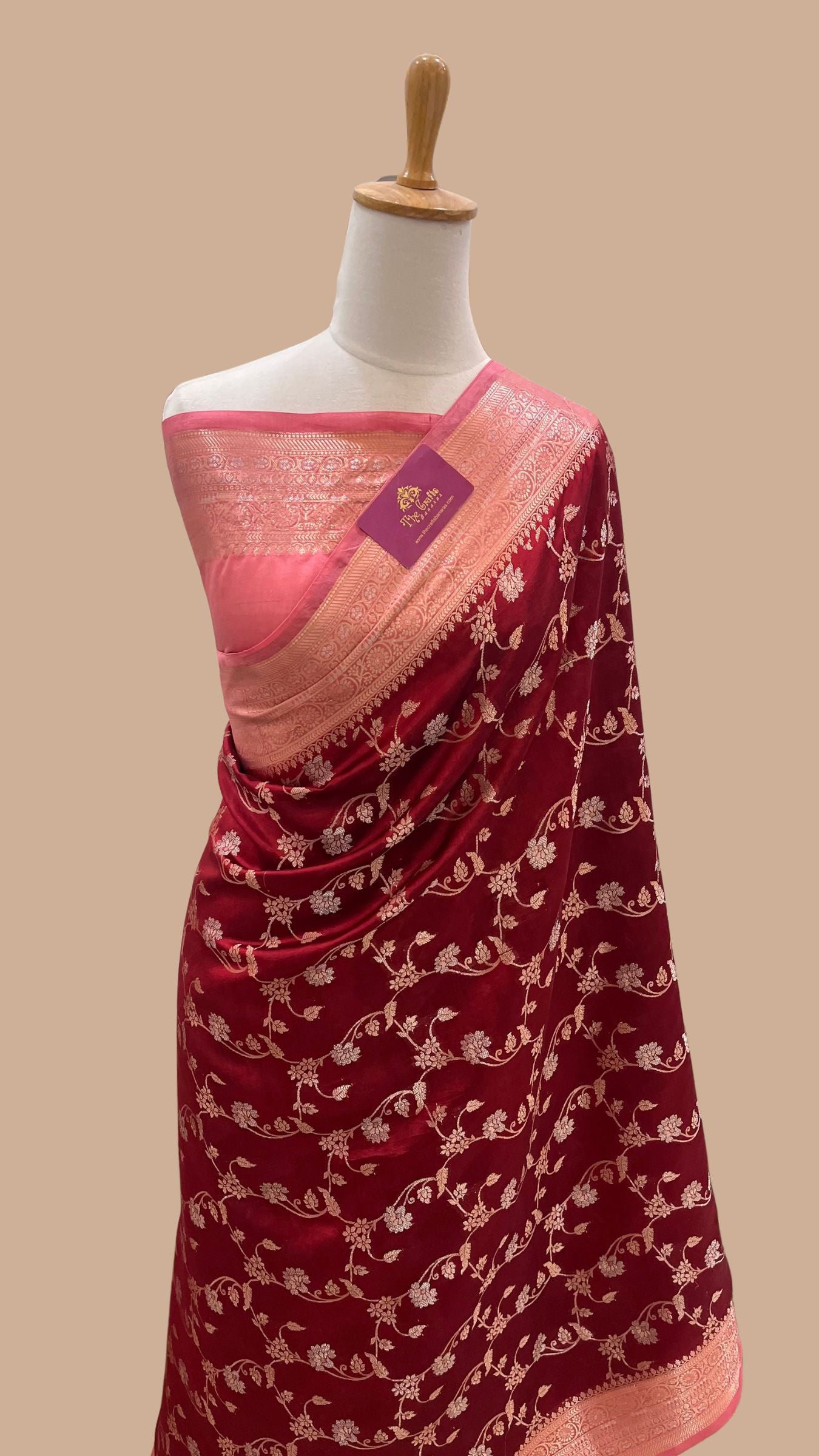 Pure Mango Silk Banarasi Saree