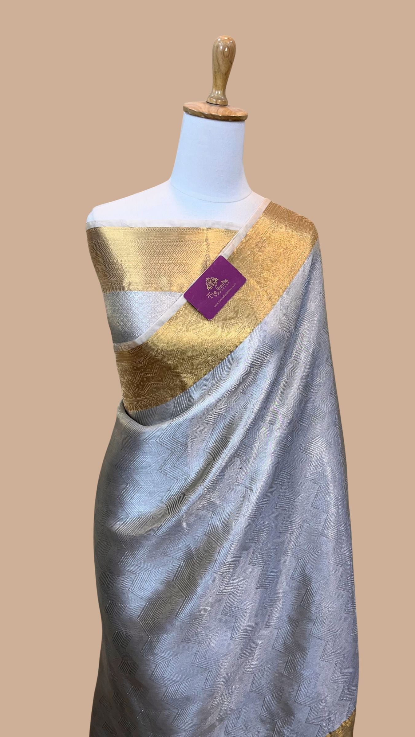 Pure Tissue Silk Brocade Banarasi Saree