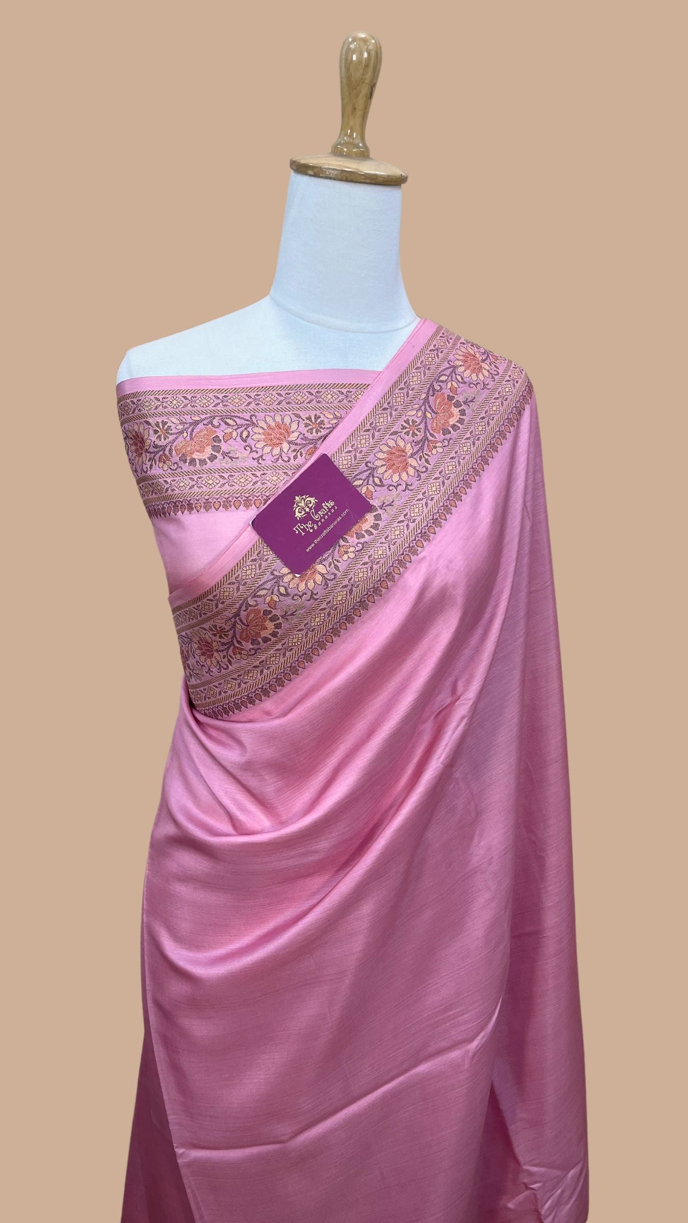 Pure Tussar Silk Banarasi Saree