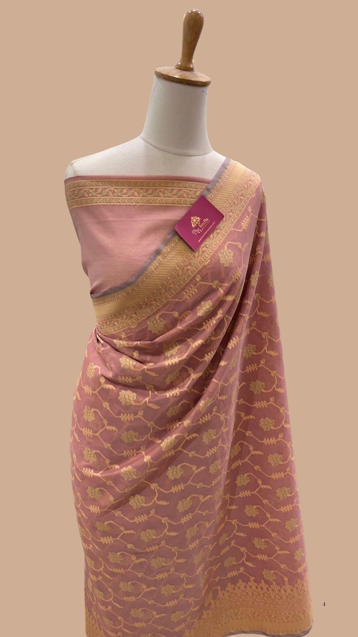 Pure Cotton Patola Reshmi Zari Banarasi Saree