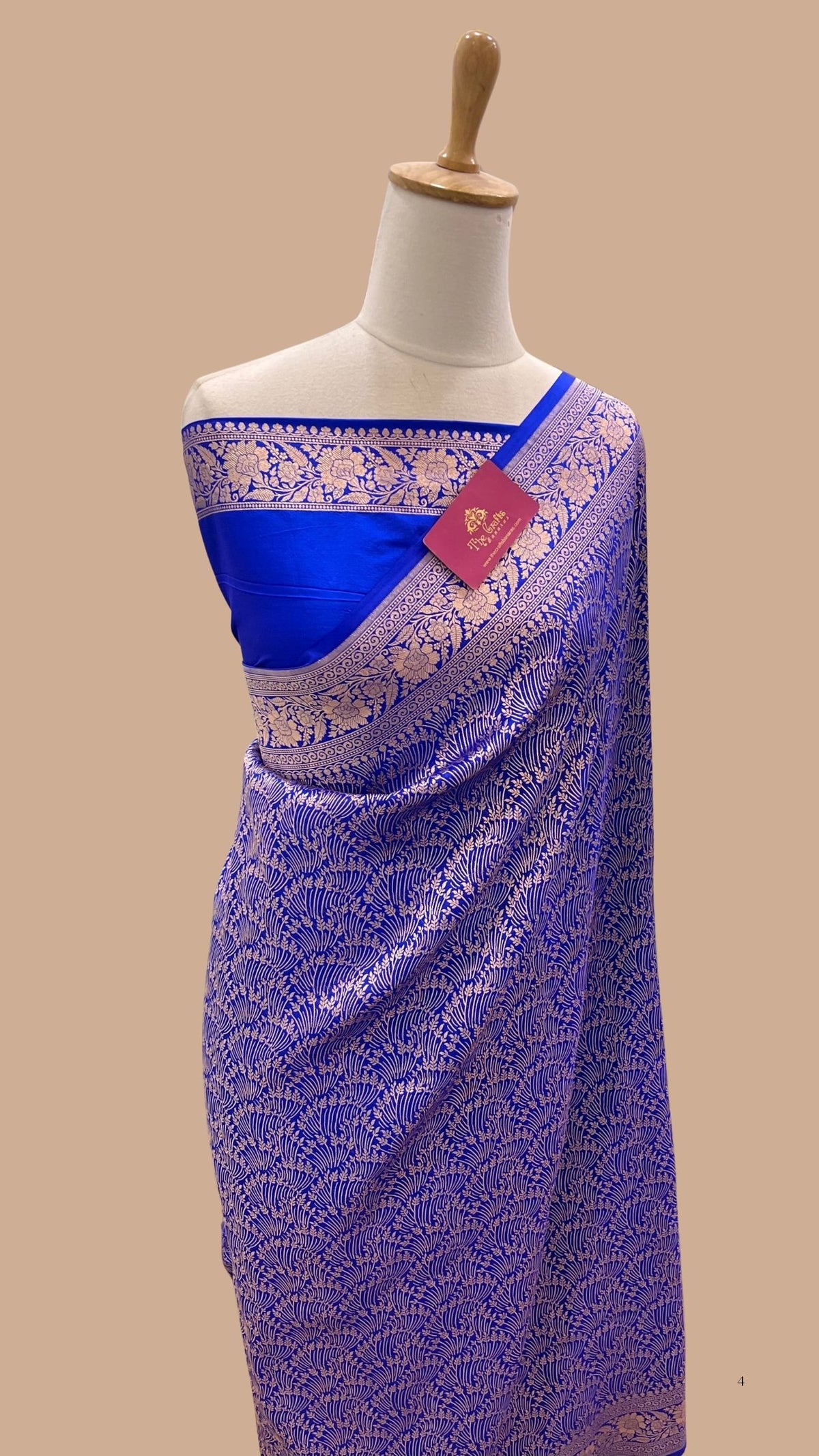 Pure Katan Silk Handloom Banarasi Saree - Tanchui Brocade
