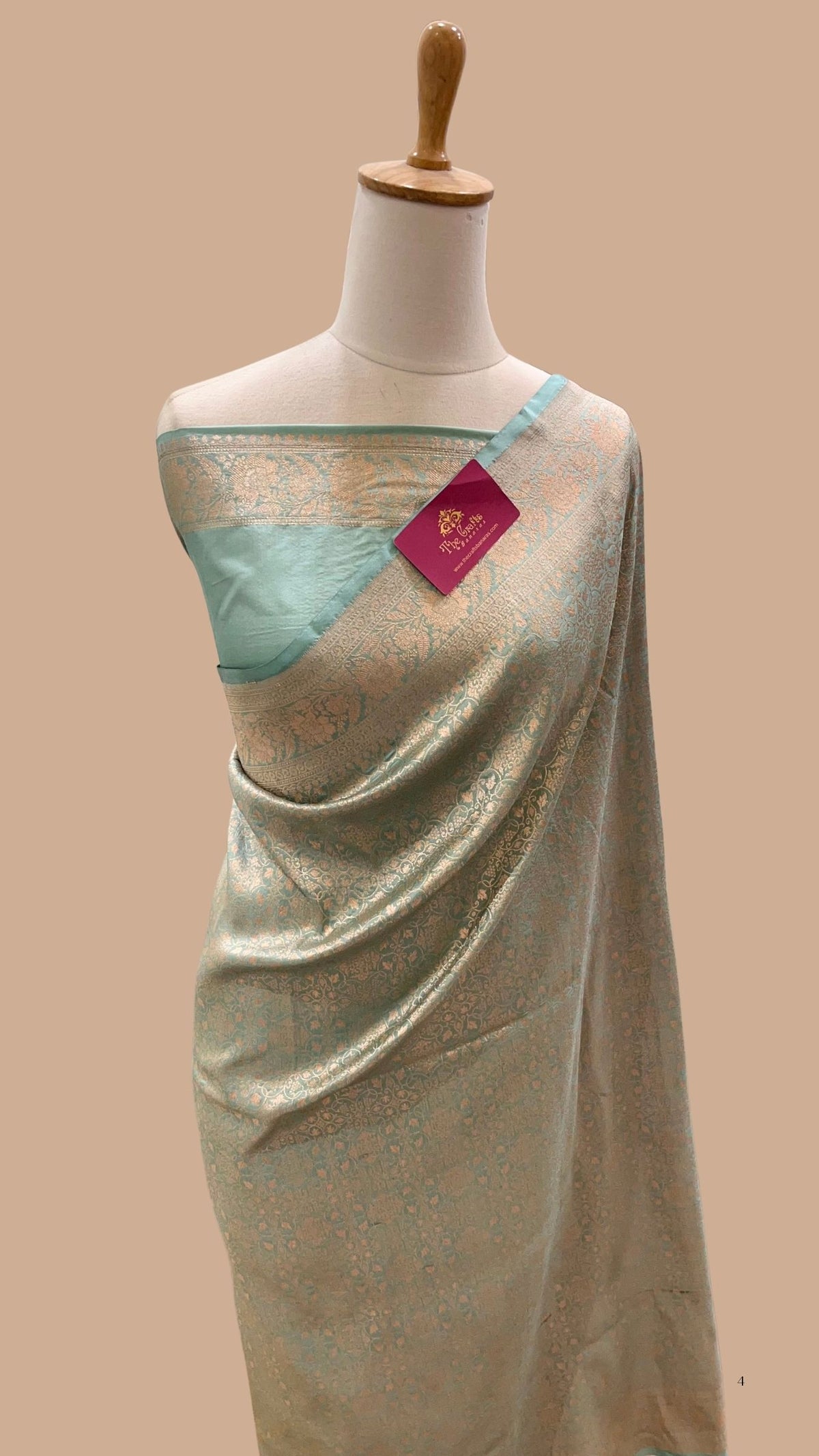 Pure Katan Silk Handloom Banarasi Saree - Tanchui Brocade