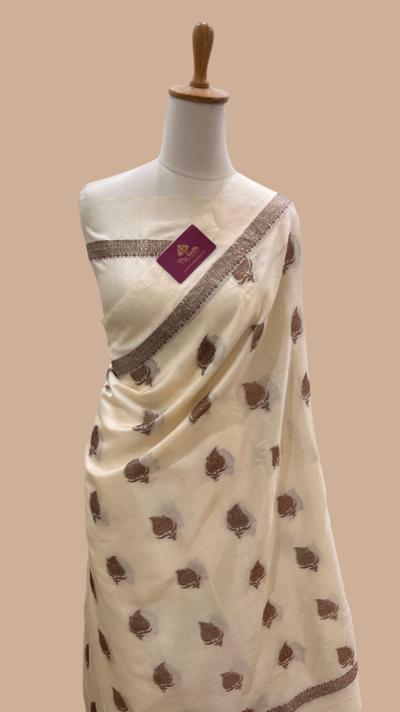 Pure Tussar Silk Banarasi Saree