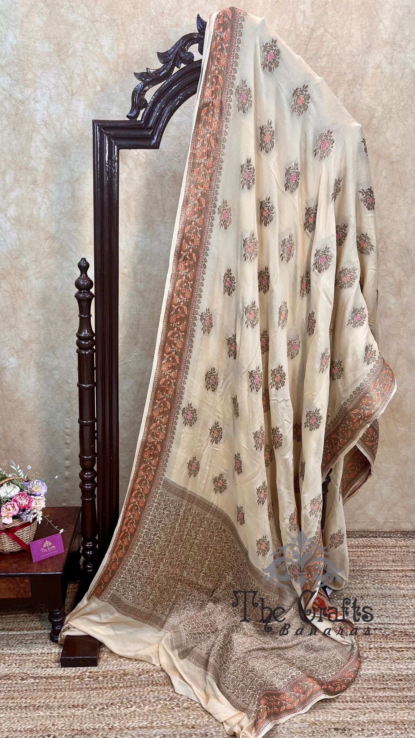 Pure Khaddi Chiffon Banarasi Saree