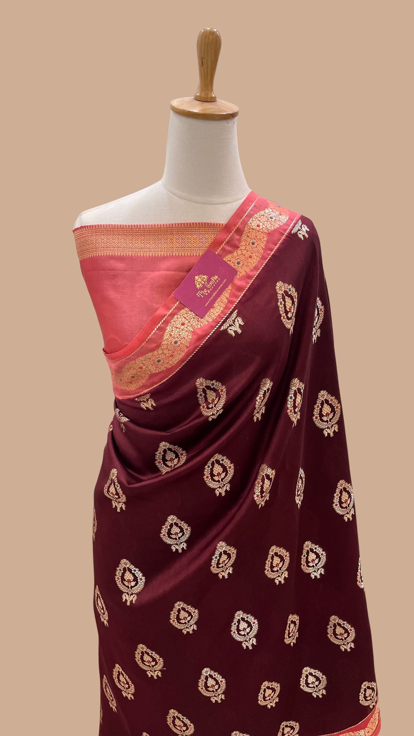 Pure Mango Silk Banarasi Saree