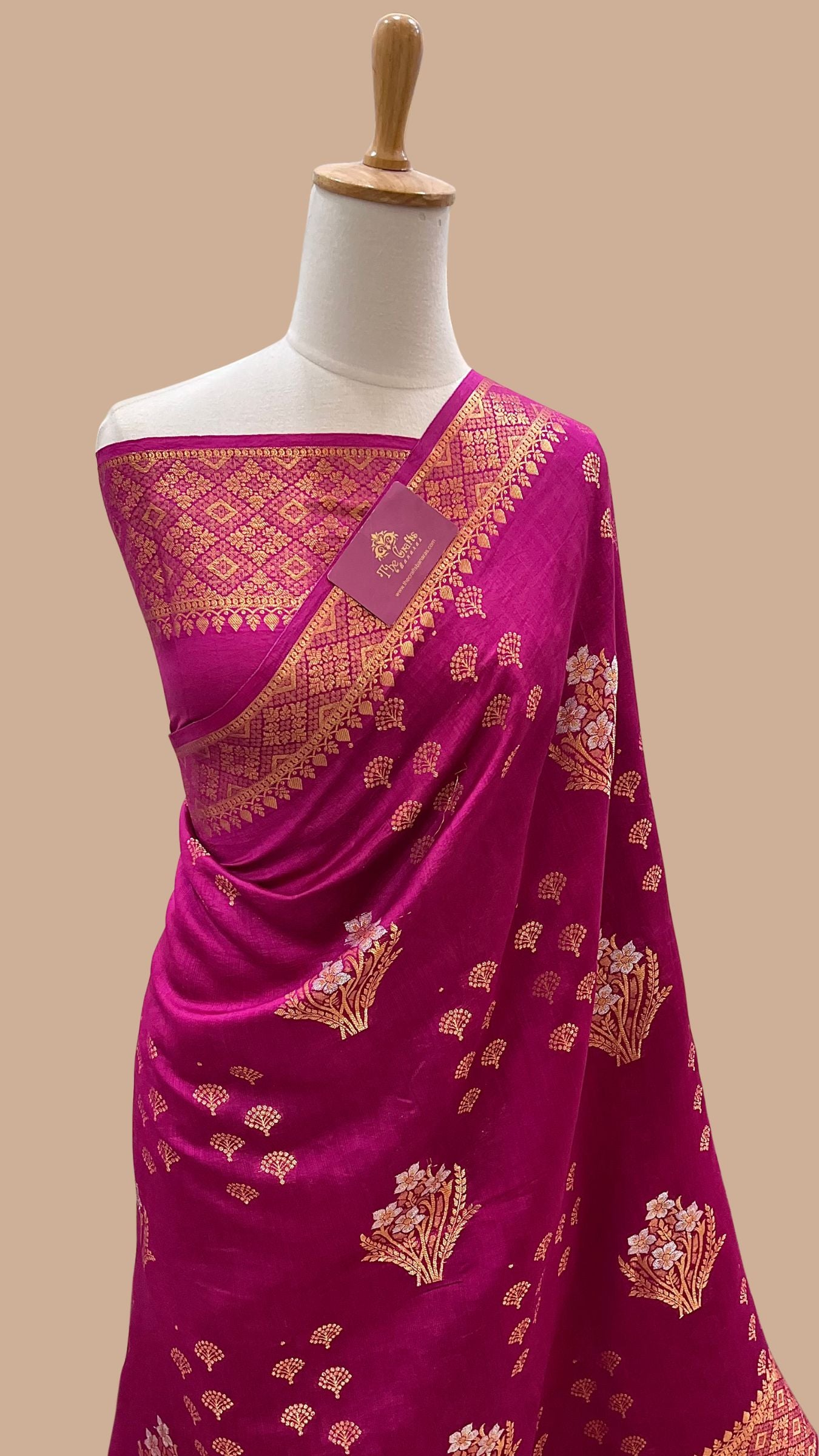 Pure Chiniya Silk Banarasi Saree