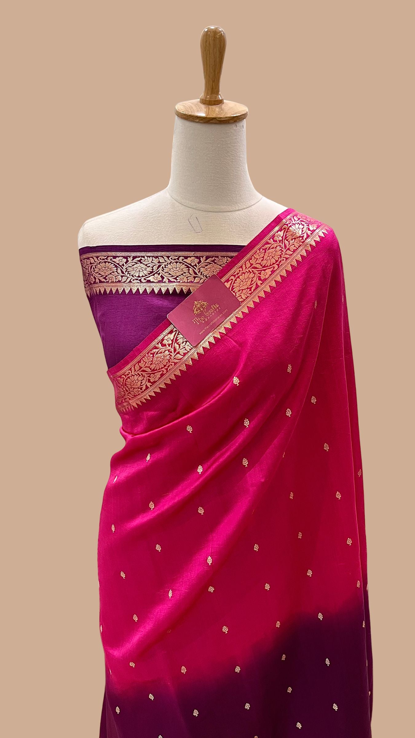 Pure Mango Silk Handloom Banarasi Saree